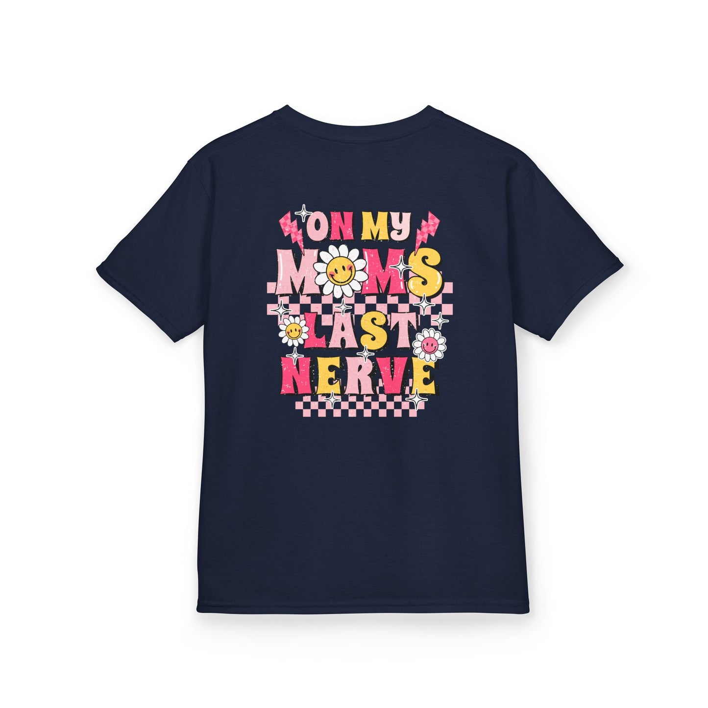Kids Heavy Cotton™ Tee - 'On My Mom's Last Nerve' Graphic T-Shirt