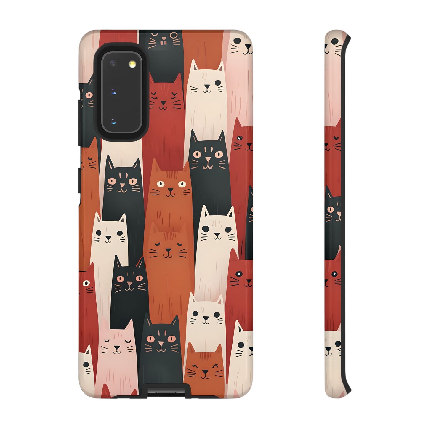 Playful Cat Phone Case - Tough & Stylish Purrfect for Cat Lovers
