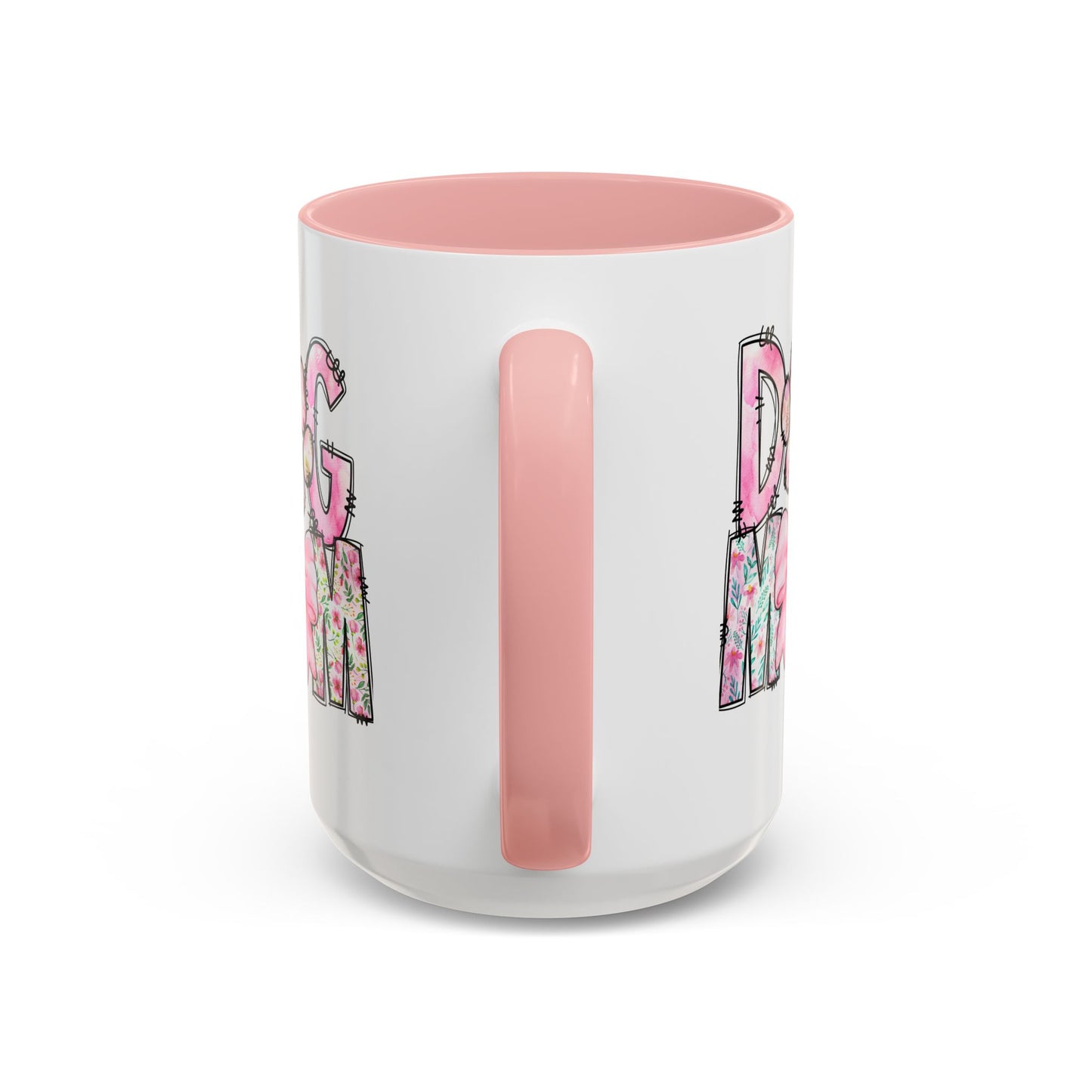 Dog Mom Accent 15oz Coffee Mug - Perfect Gift for Pet Lovers