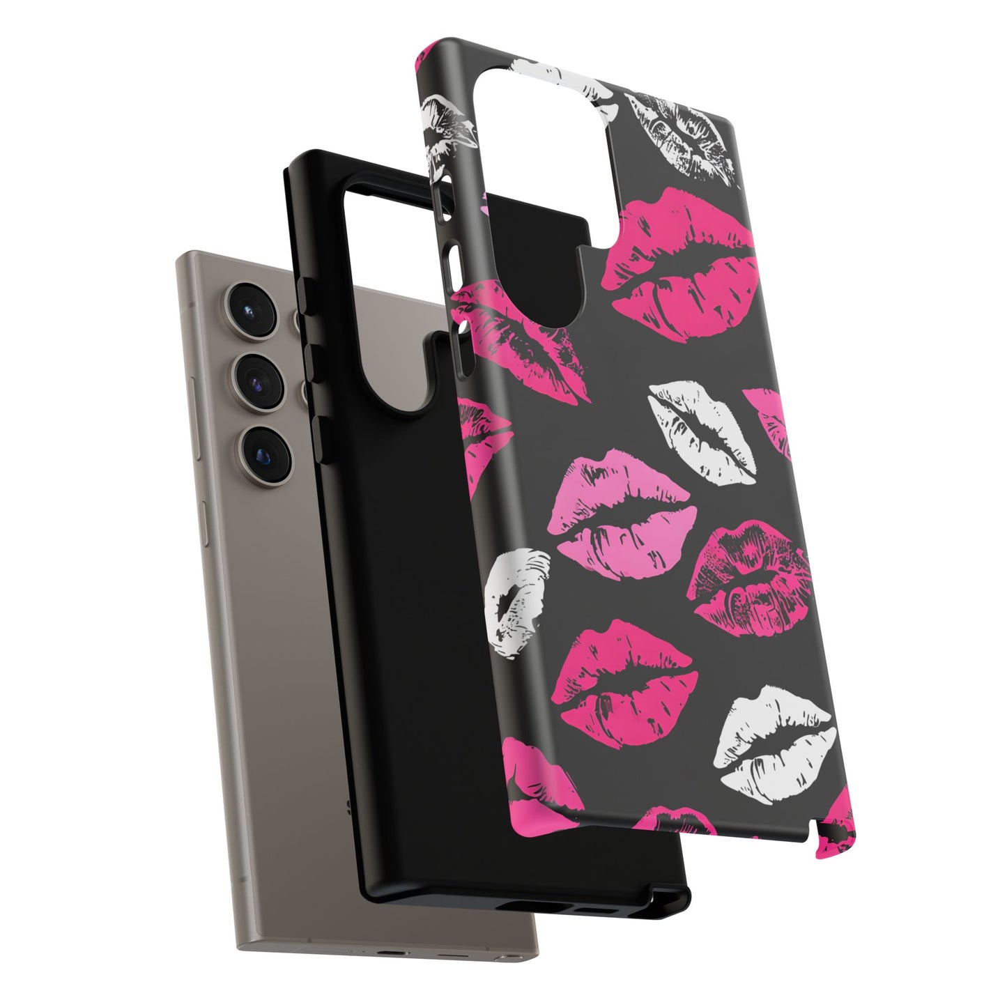 Lips Print iPhone Case - Stylish Tough Phone Cover