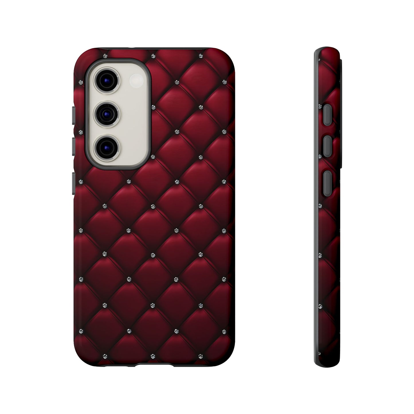 Luxurious Red Leather Phone Case – Stylish Protection for Your Device