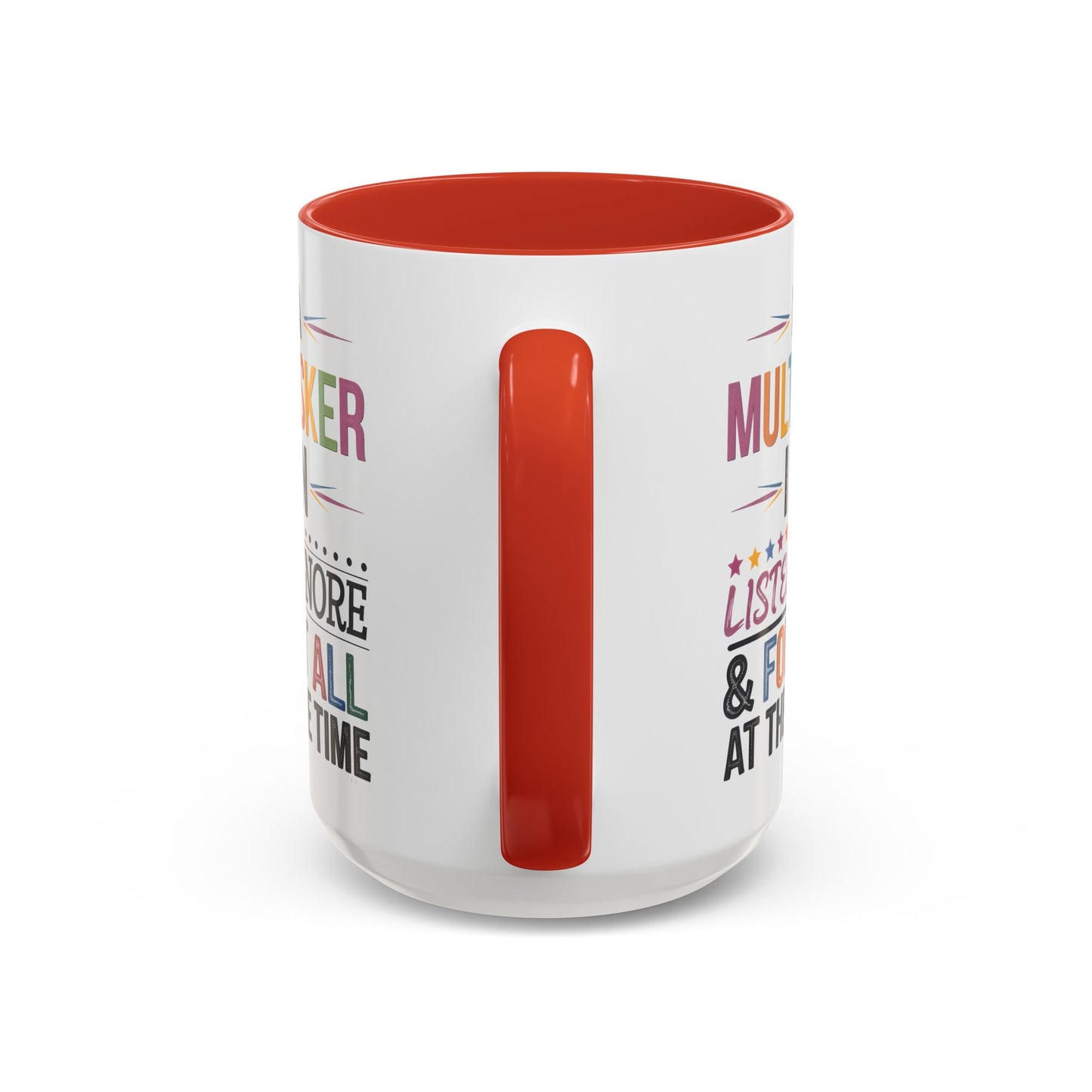 Multitasker Coffee 15oz Mug - Fun Accent Mug for Busy Beverages