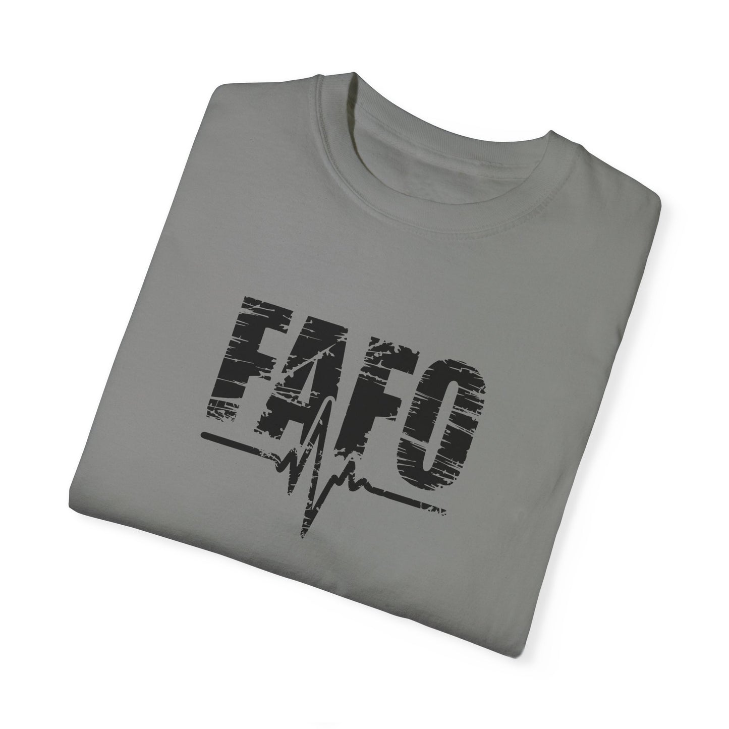 Unisex Garment-Dyed T-Shirt – "FAFO" Graphic Tee for Casual Vibes