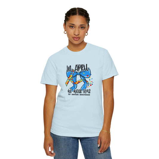 Autism Awareness T-Shirt - We Wear Blue for April