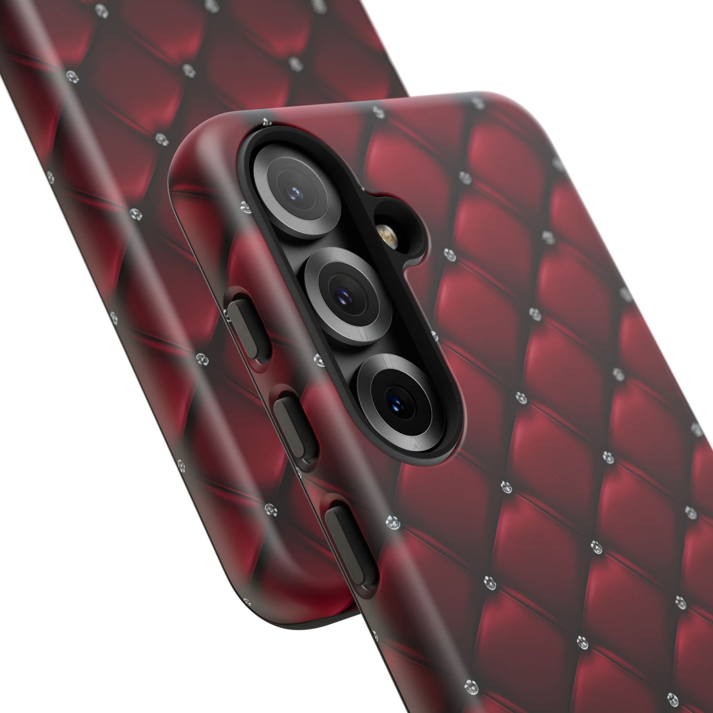 Luxurious Red Leather Phone Case – Stylish Protection for Your Device