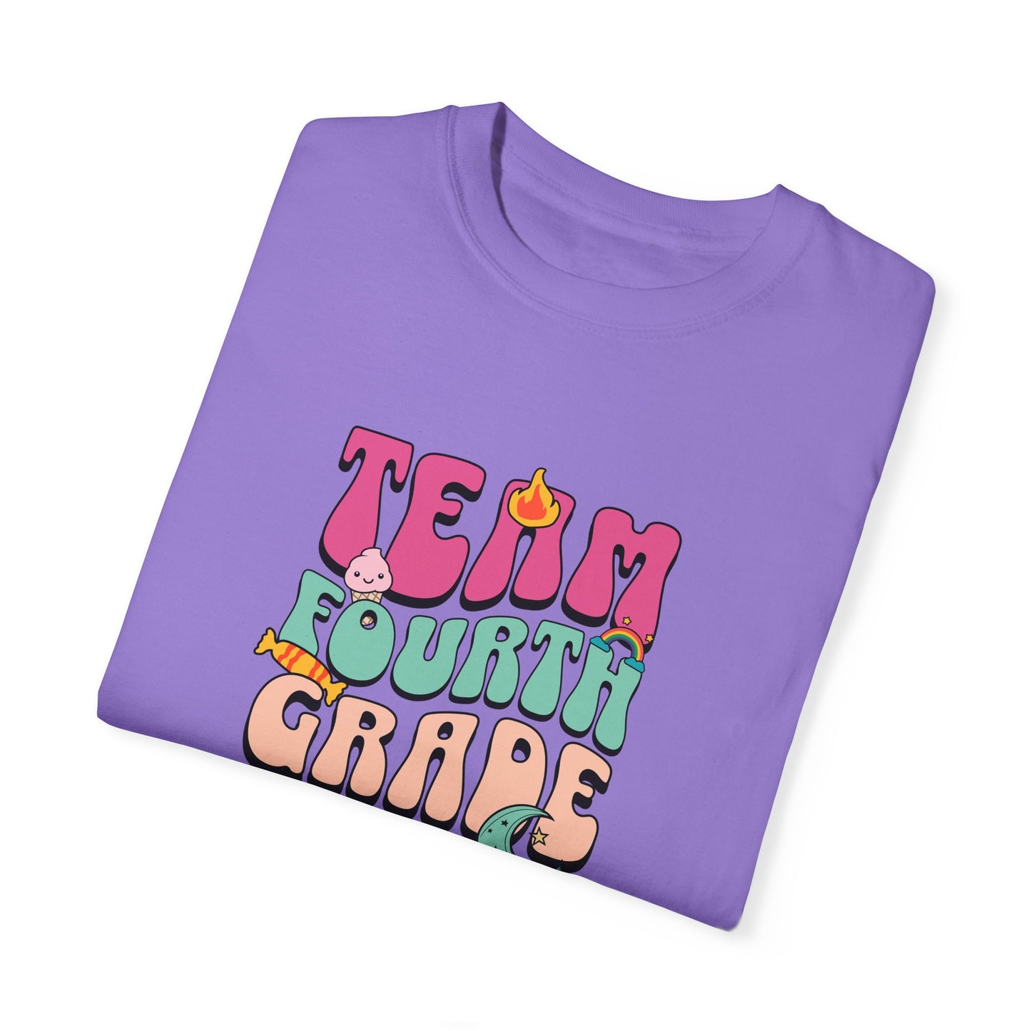 PERSONALIZED! Team Fourth Grade T-Shirt | Unisex Garment-Dyed Tee for Kids