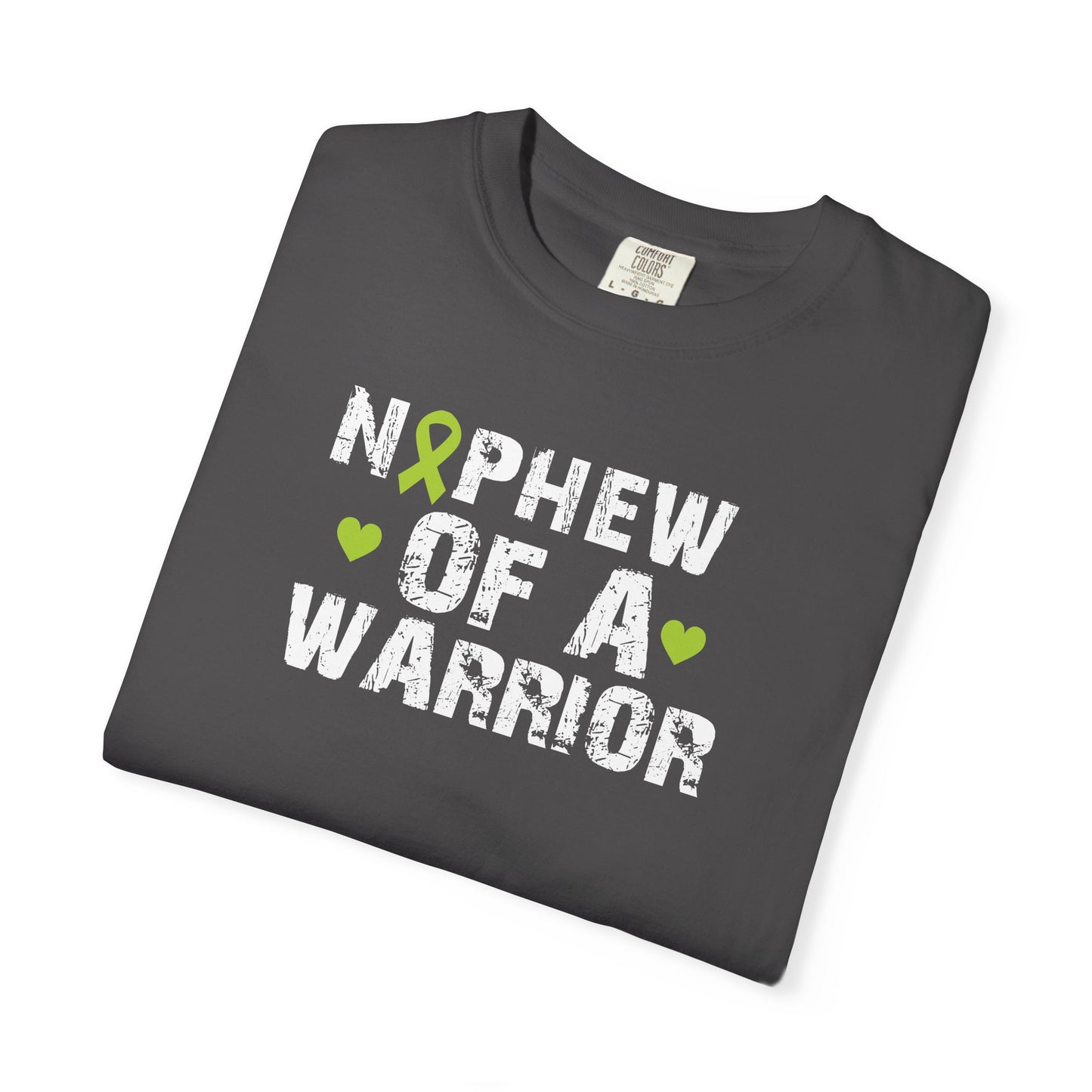 Unisex Warrior Nephew T-Shirt, Support Cancer Awareness Tee, Gift for Family, Comfortable Casual Wear, Unisex Cancer Support Shirt