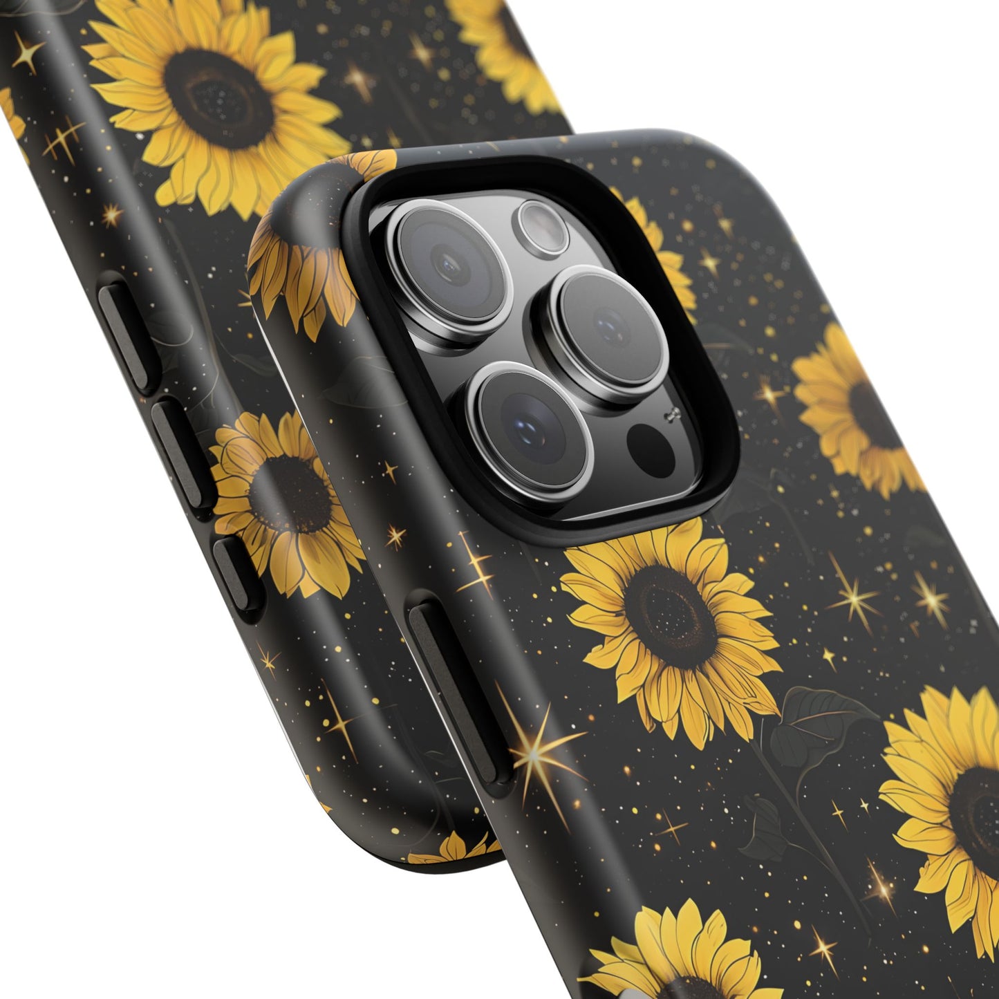 Sunflower Galaxy Tough Case - Durable Phone Cover with Floral Design