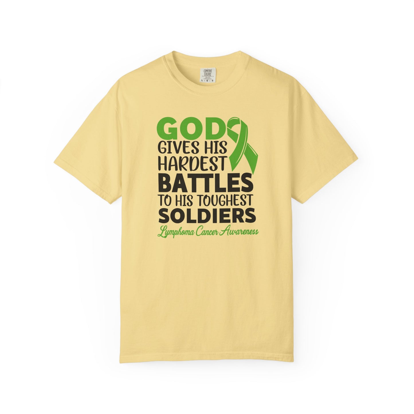 God Gives His Toughest Soldiers T-shirt, Lymphoma Awareness Tee, Unisex Garment-Dyed Shirt, Support Cancer Fighters, Gift for [...]