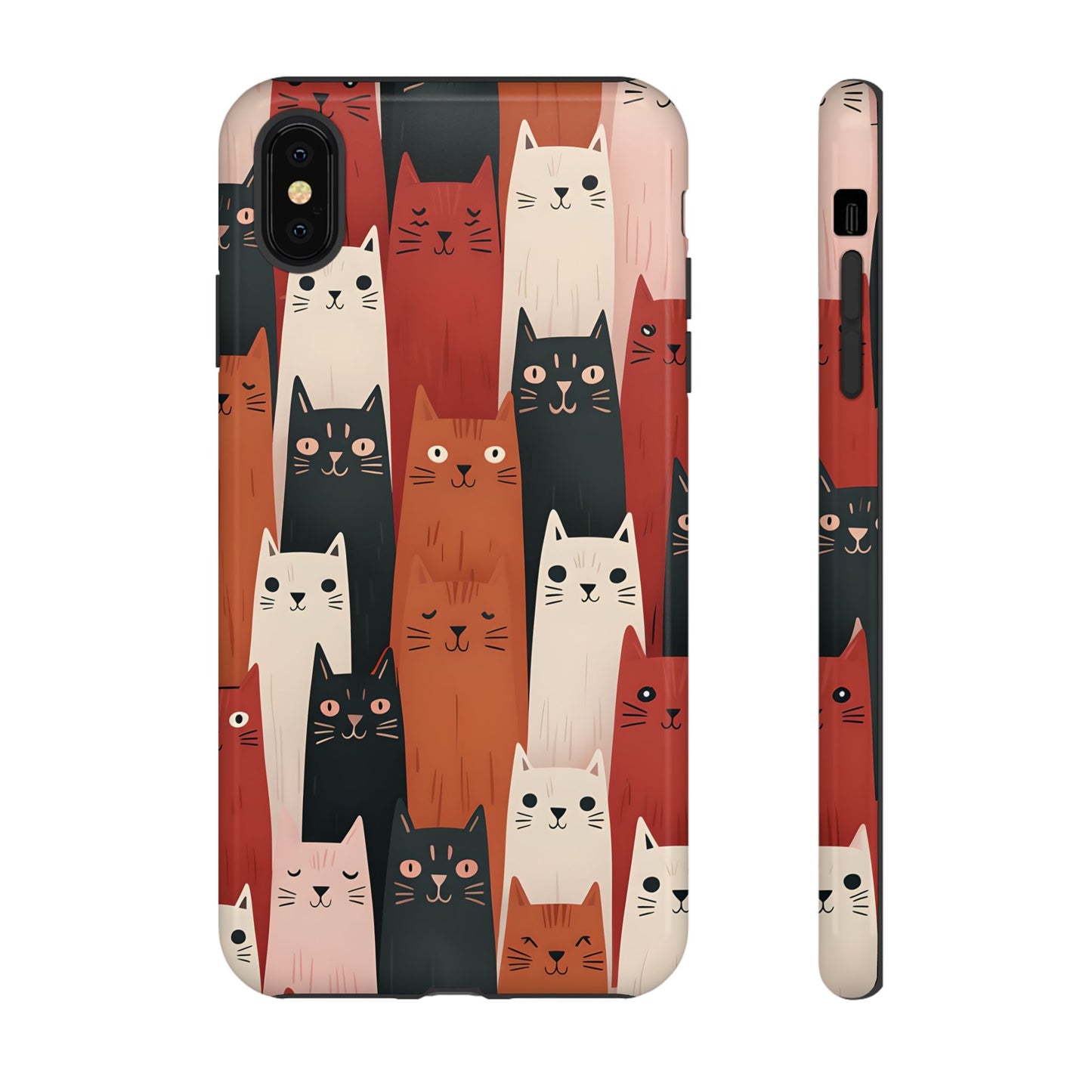 Playful Cat Phone Case - Tough & Stylish Purrfect for Cat Lovers