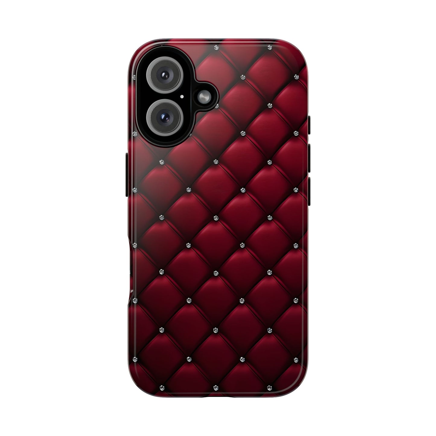Luxurious Red Leather Phone Case – Stylish Protection for Your Device