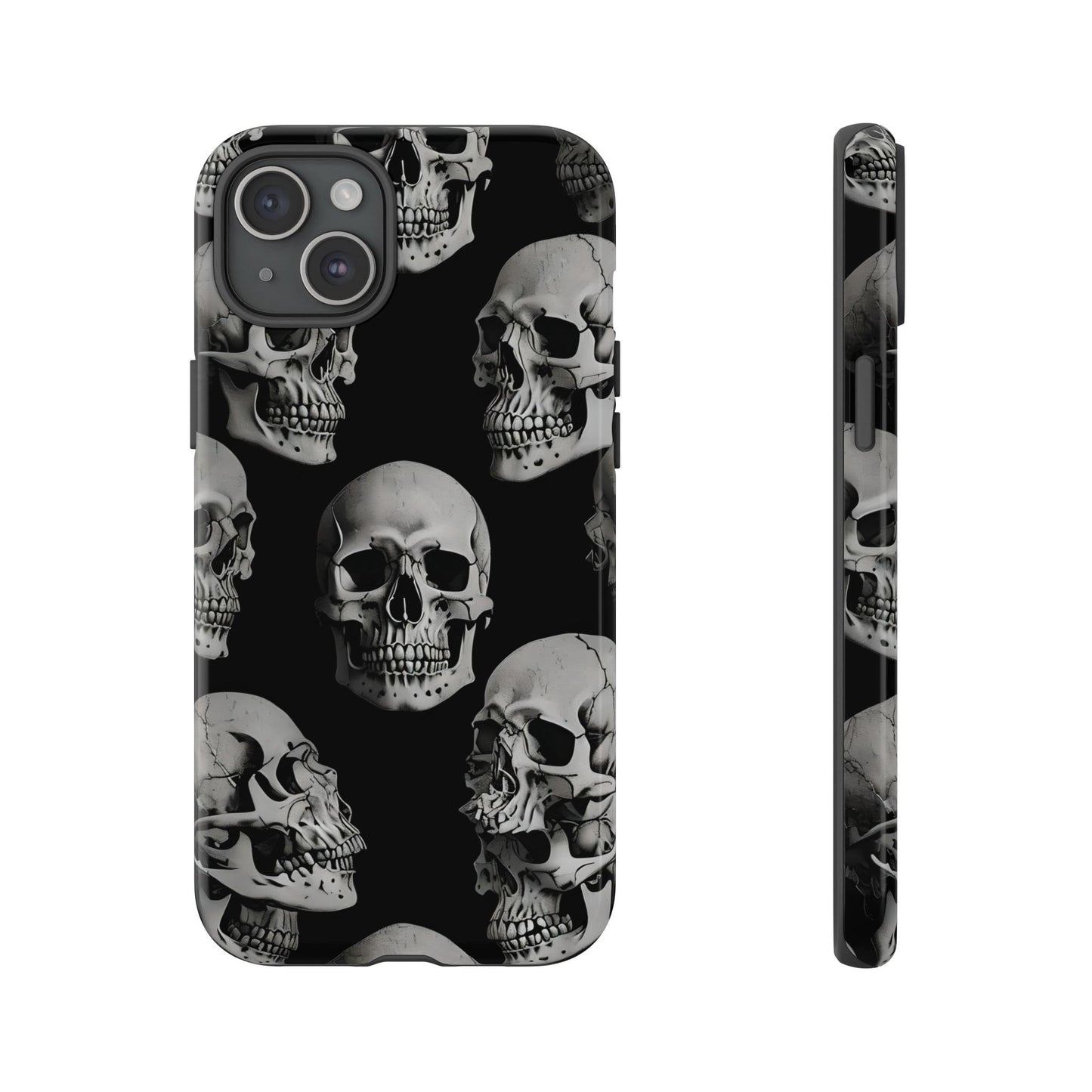 Skull Print Phone Case - Tough Cases for Bold Style