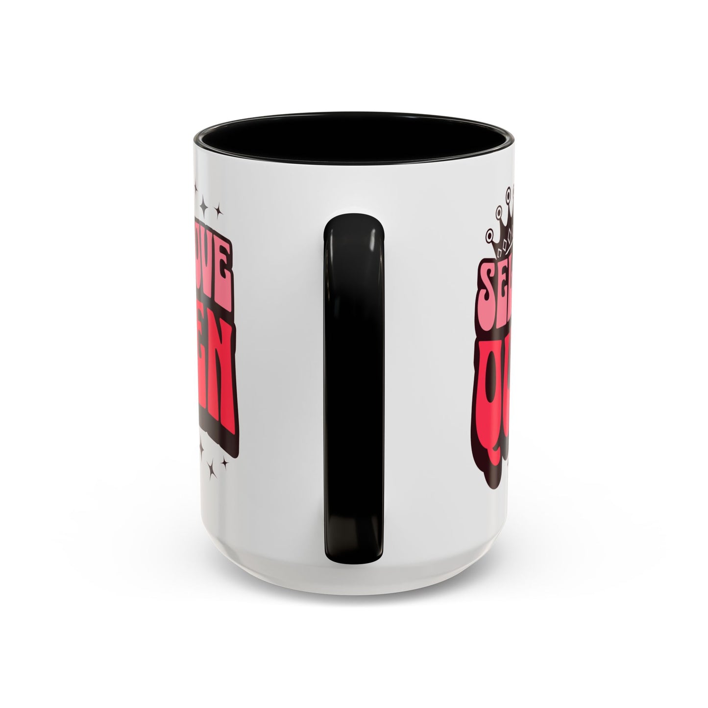 Self Love Queen Accent Coffee Mug - Empowering 15oz