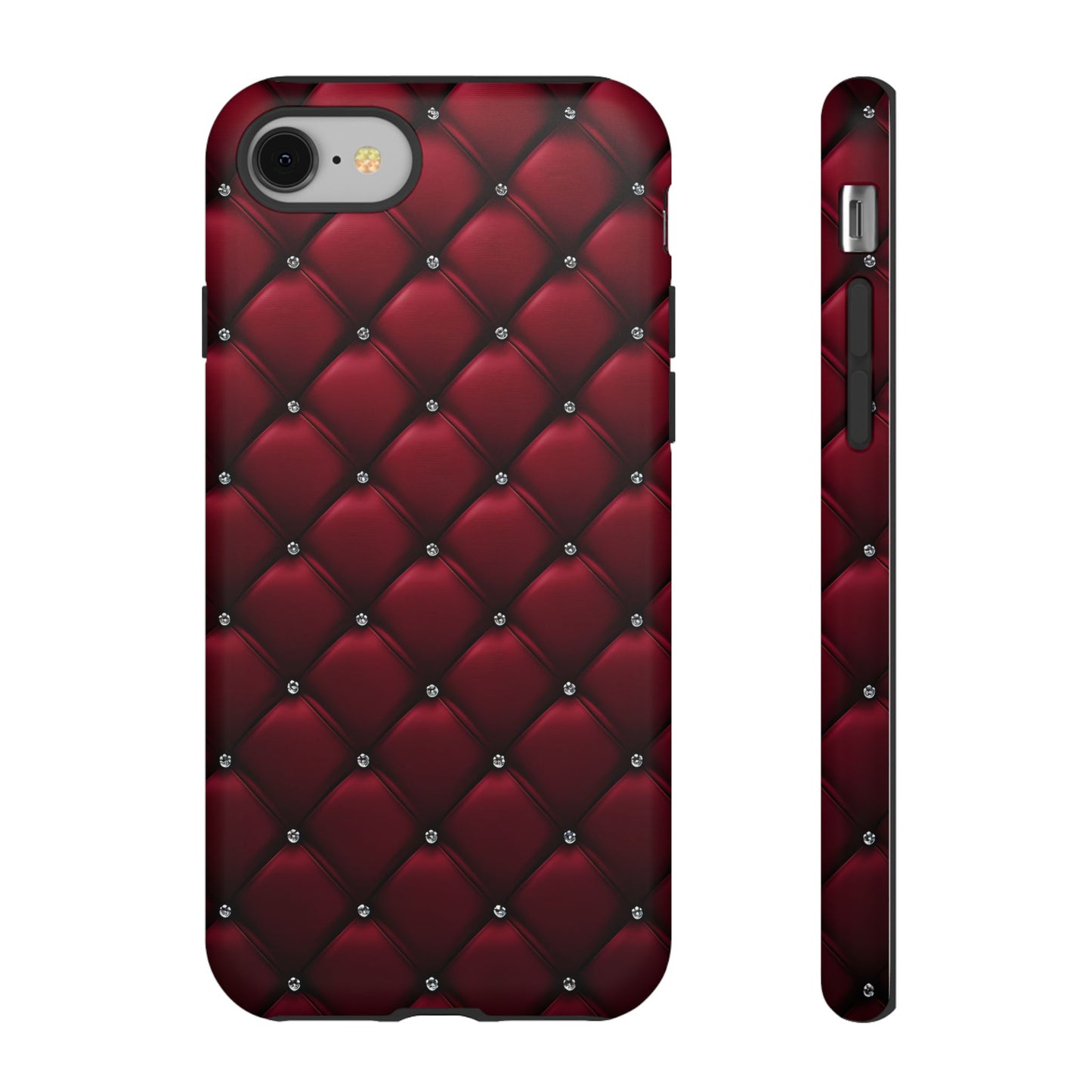 Luxurious Red Leather Phone Case – Stylish Protection for Your Device