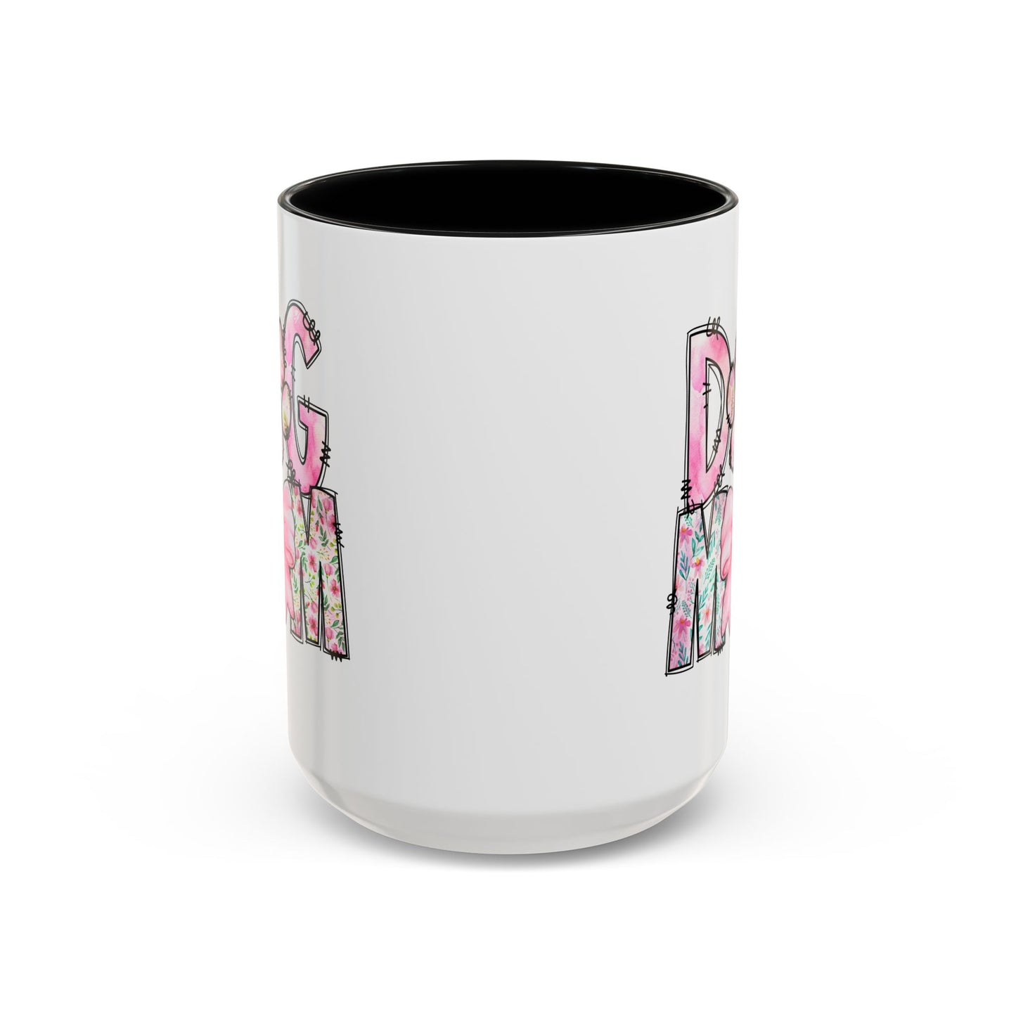 Dog Mom Accent 15oz Coffee Mug - Perfect Gift for Pet Lovers
