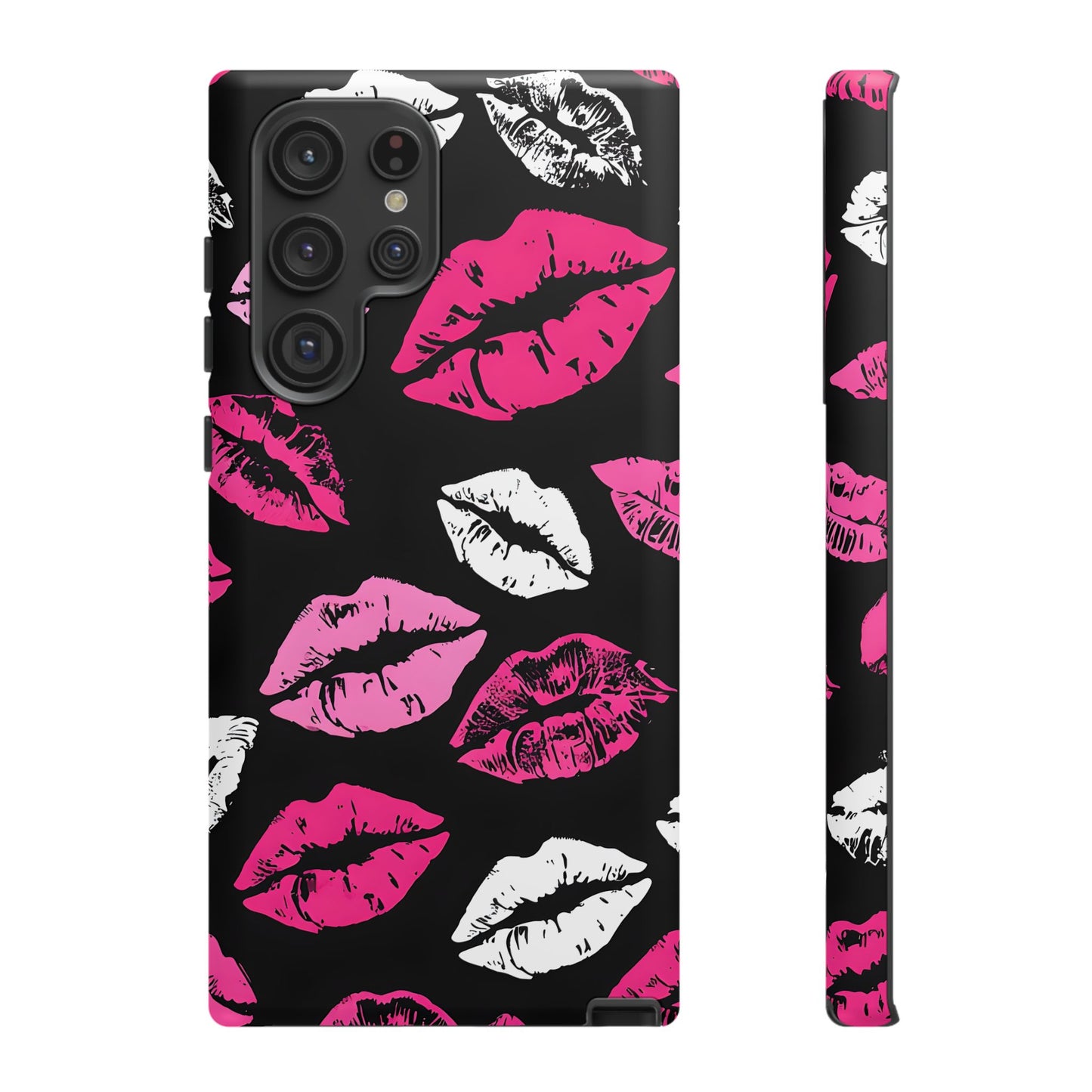 Lips Print iPhone Case - Stylish Tough Phone Cover