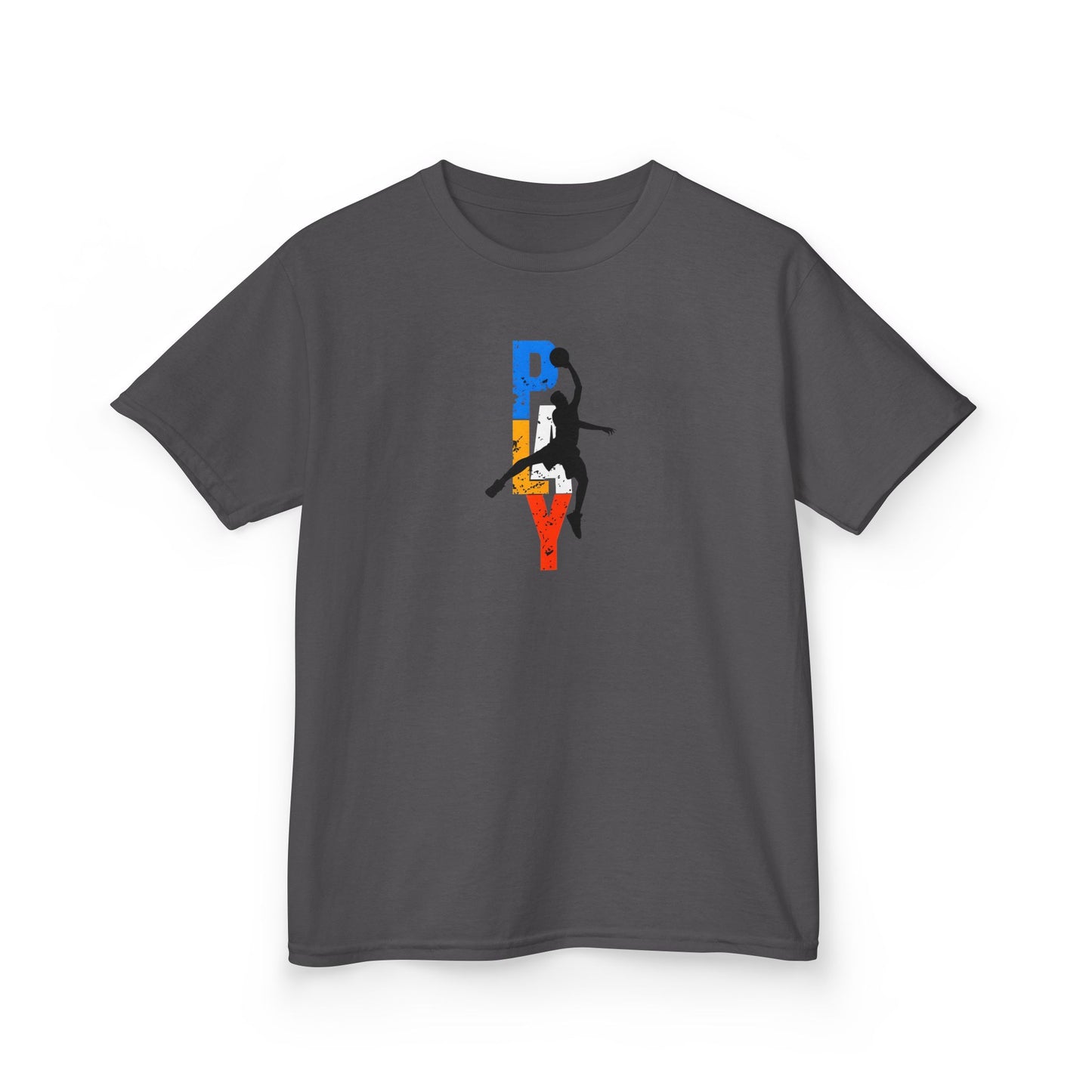 Playful Basketball Kids Tee - Fun Cotton Shirt for Young Athletes
