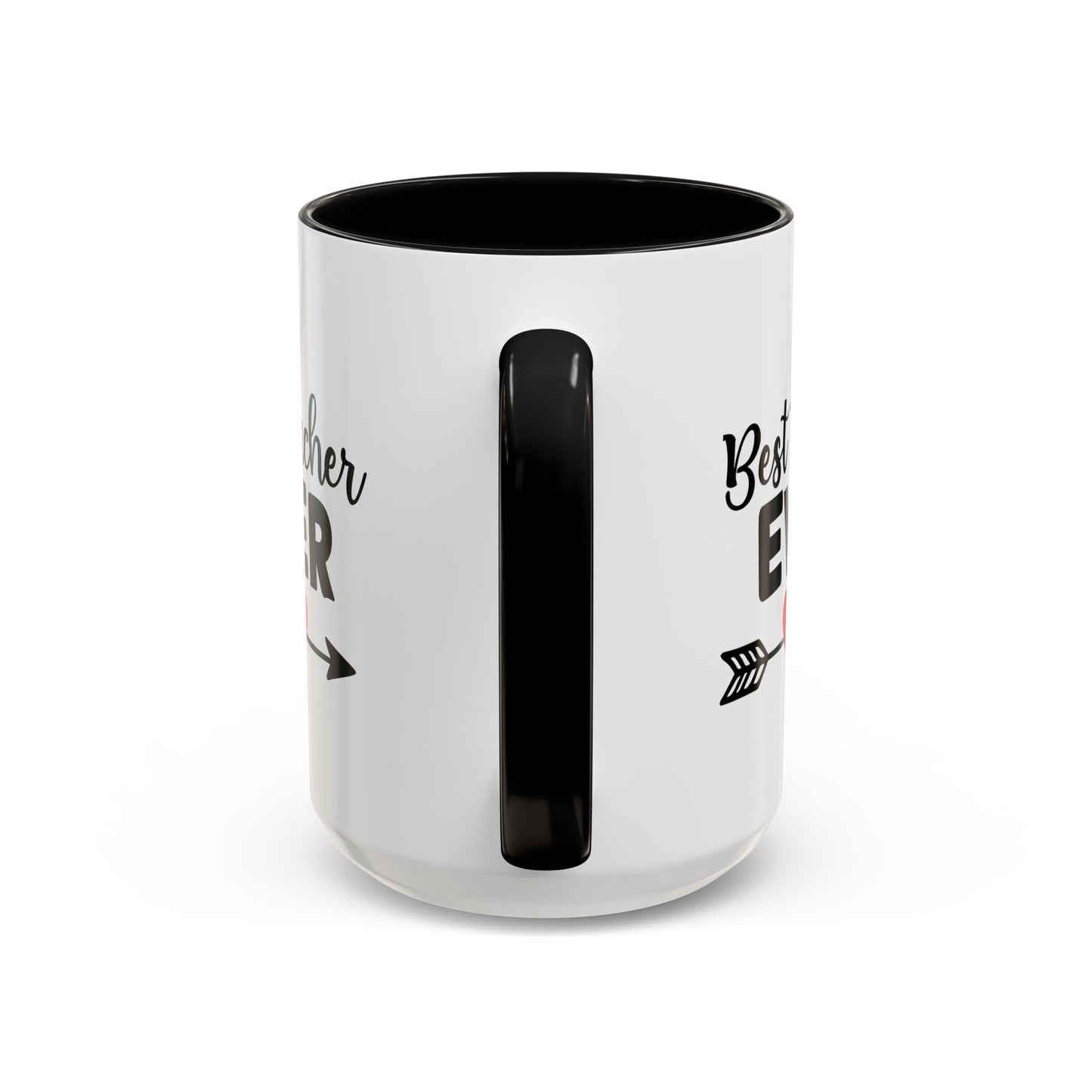 Best Teacher Ever Accent Coffee Mug - 15oz
