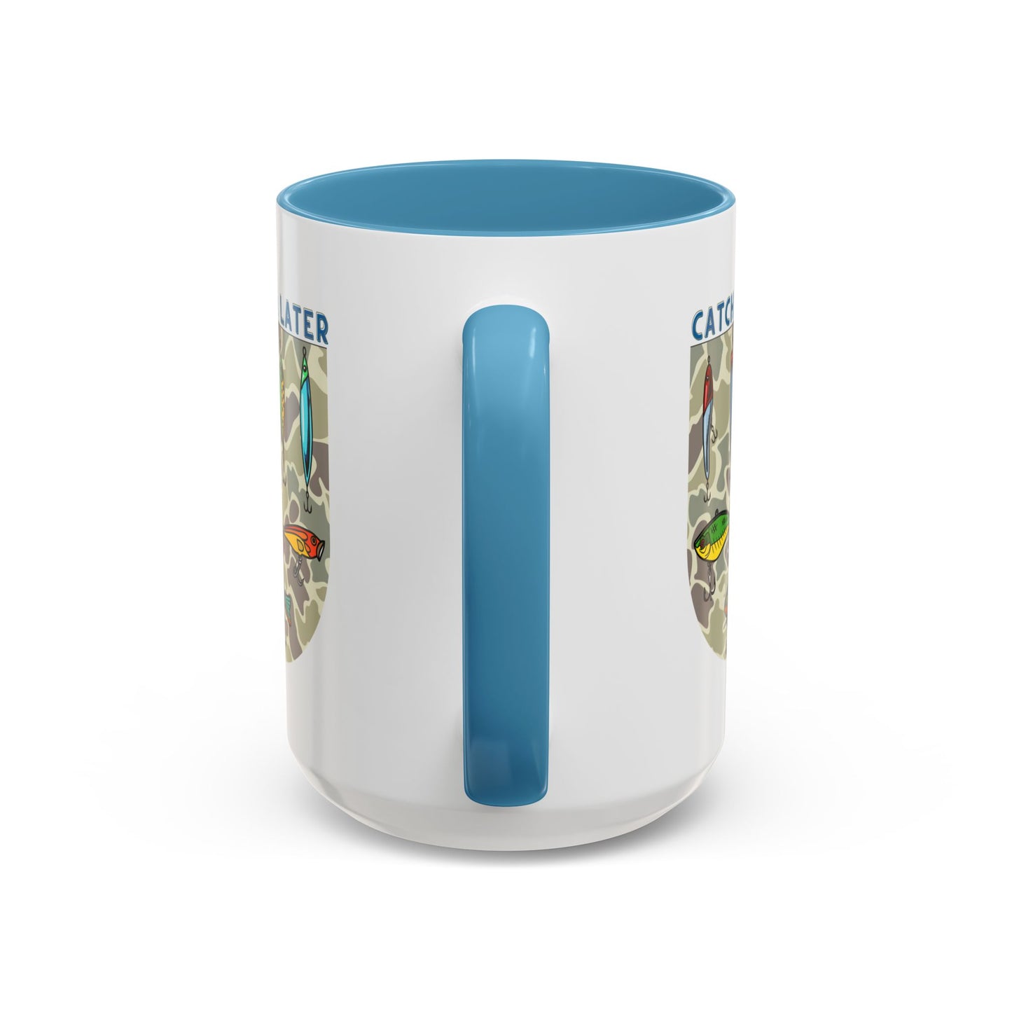 Catch Ya Later Fishing 15oz Mug - Fun Accent Coffee Mug for Anglers