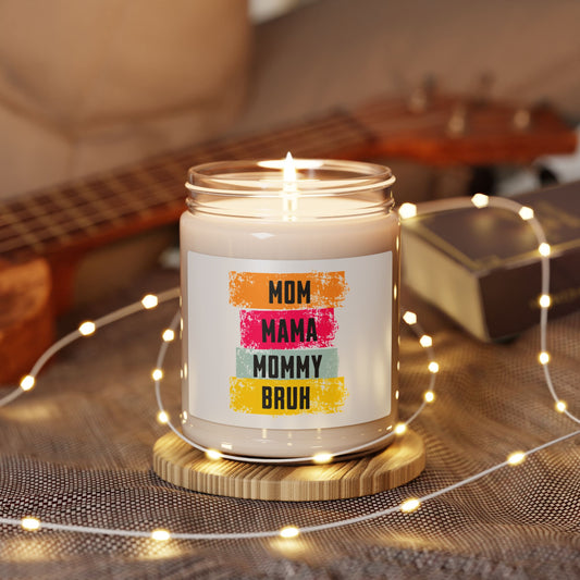 Colorful Mom Scented Soy Candle - Perfect Gift for Mothers Day & Birthdays