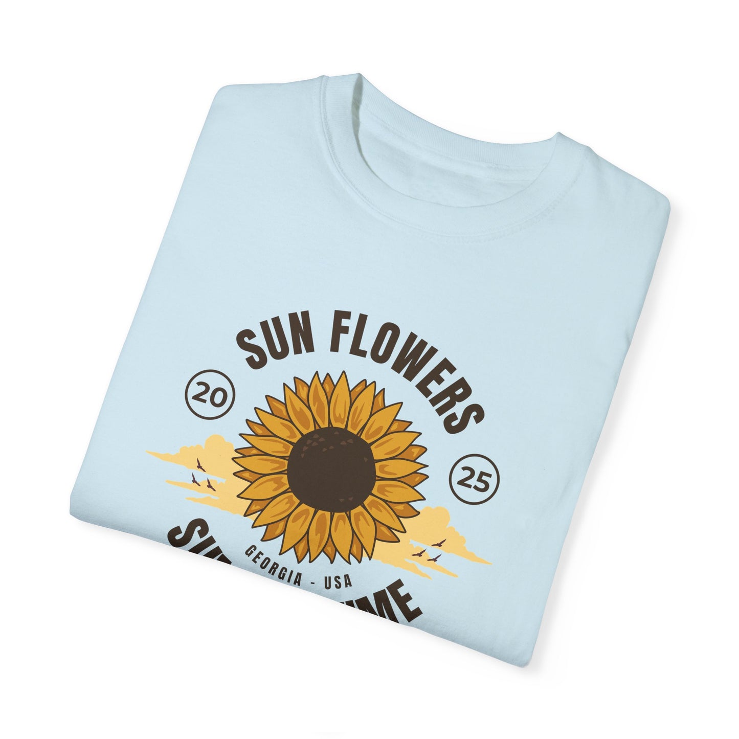 Sunflower Summer Time Unisex T-Shirt PERSONALIZED