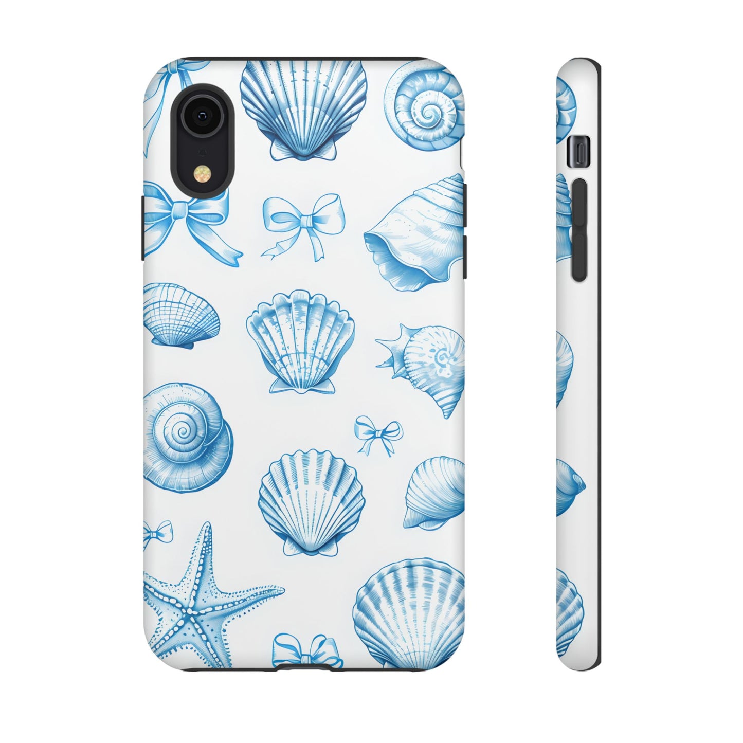Coquette-Coastal Ocean-Themed Phone Case - Seashell and Starfish Design