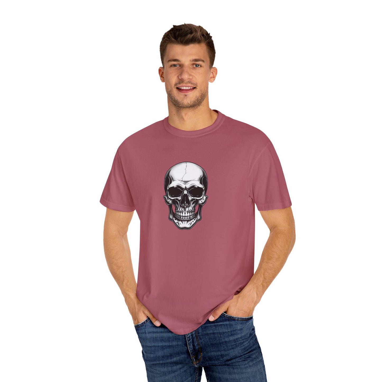 Skull Graphic Unisex T-Shirt - Edgy Fashion Statement