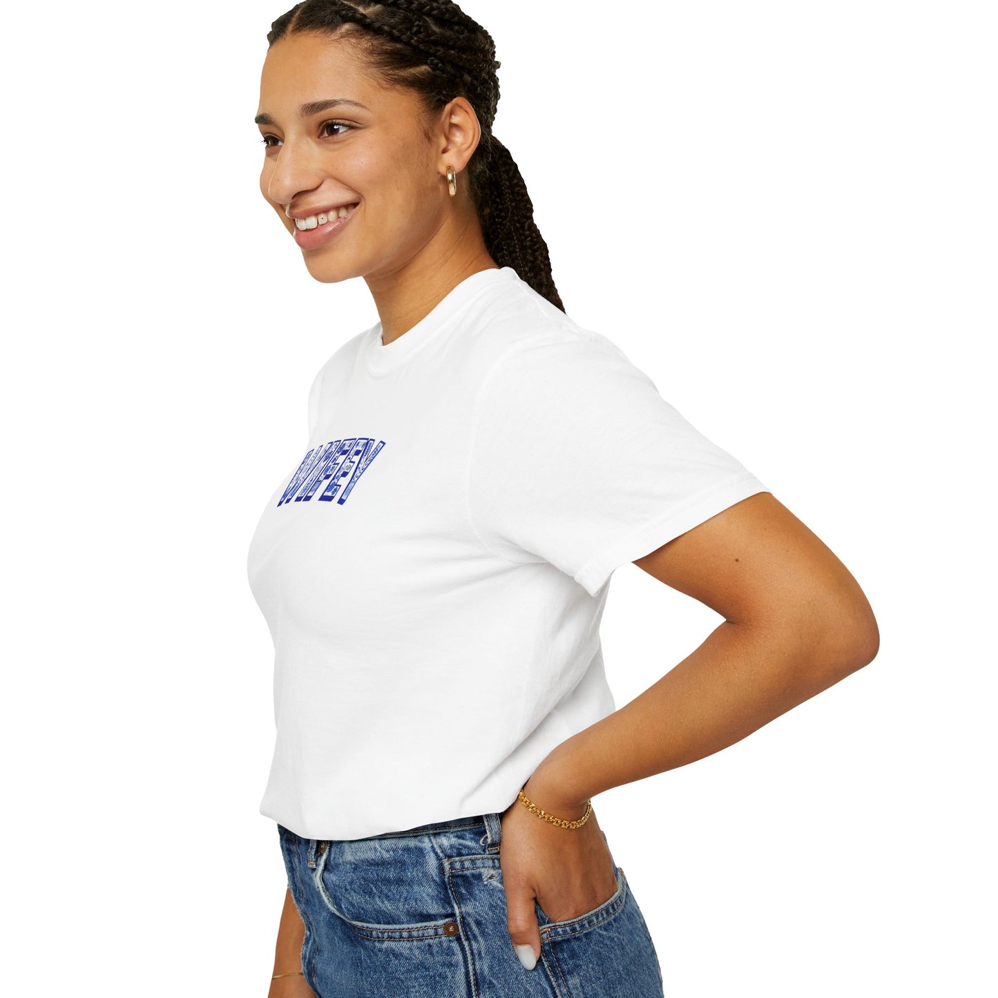 Chinoiserie-Wifey Garment-Dyed Unisex T-Shirt - Fun & Relaxed Apparel