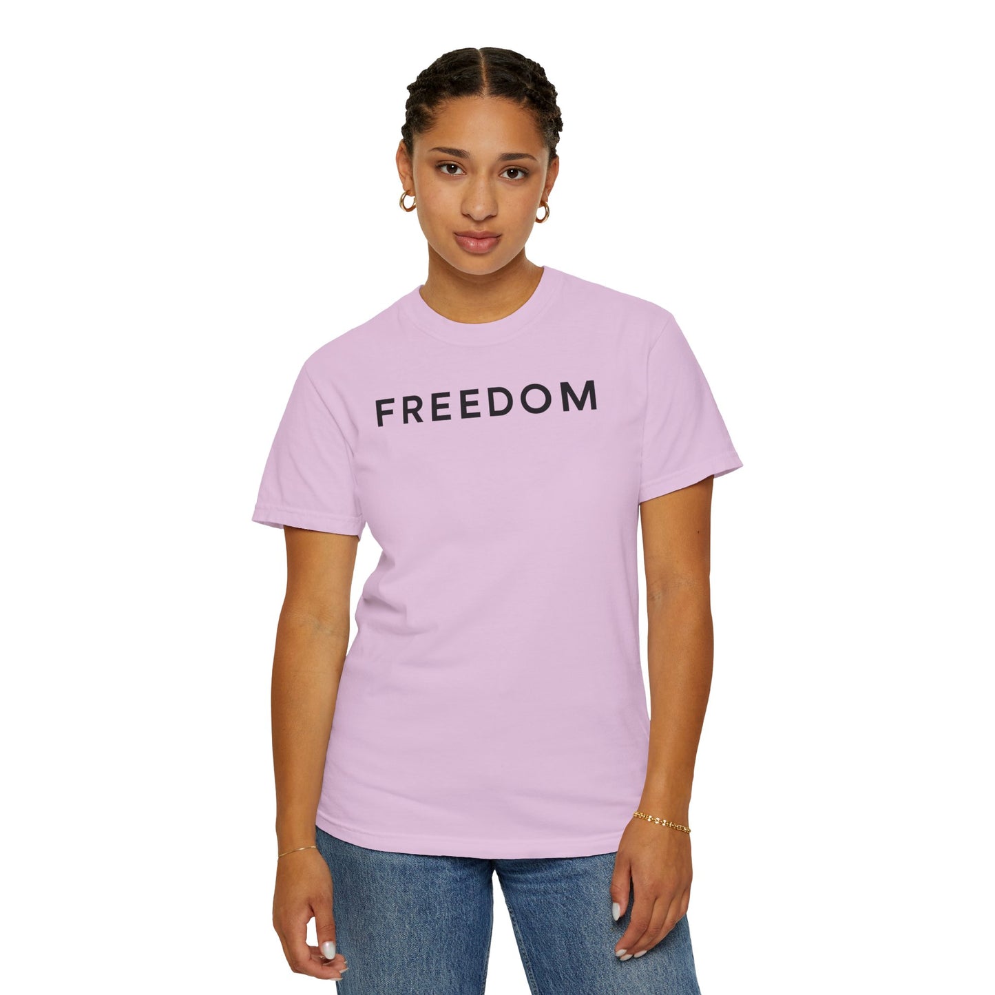 Freedom Statement T-Shirt, Unisex Casual Tee, Gift for Activists, Everyday Wear, Motivational Apparel, Positive Message Shirt