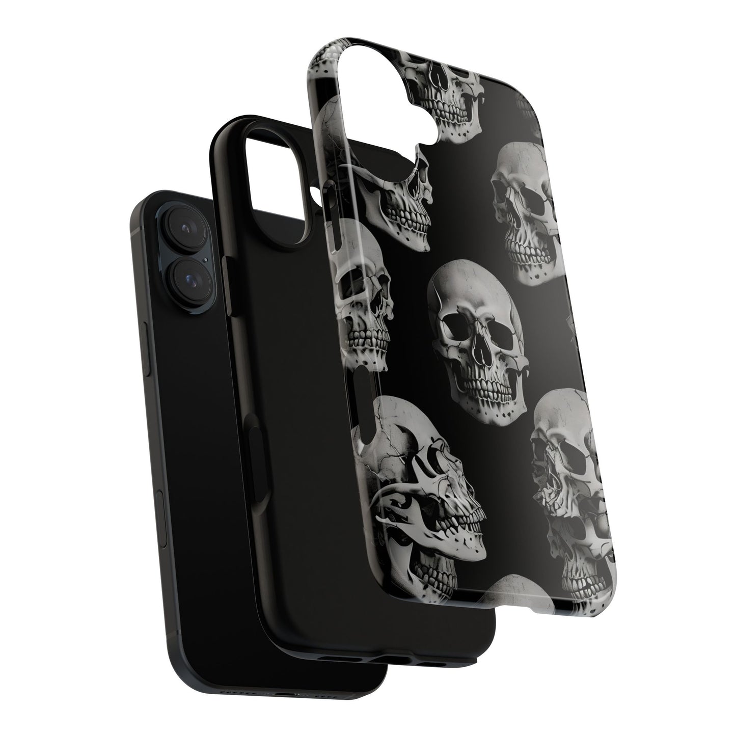 Skull Print Phone Case - Tough Cases for Bold Style