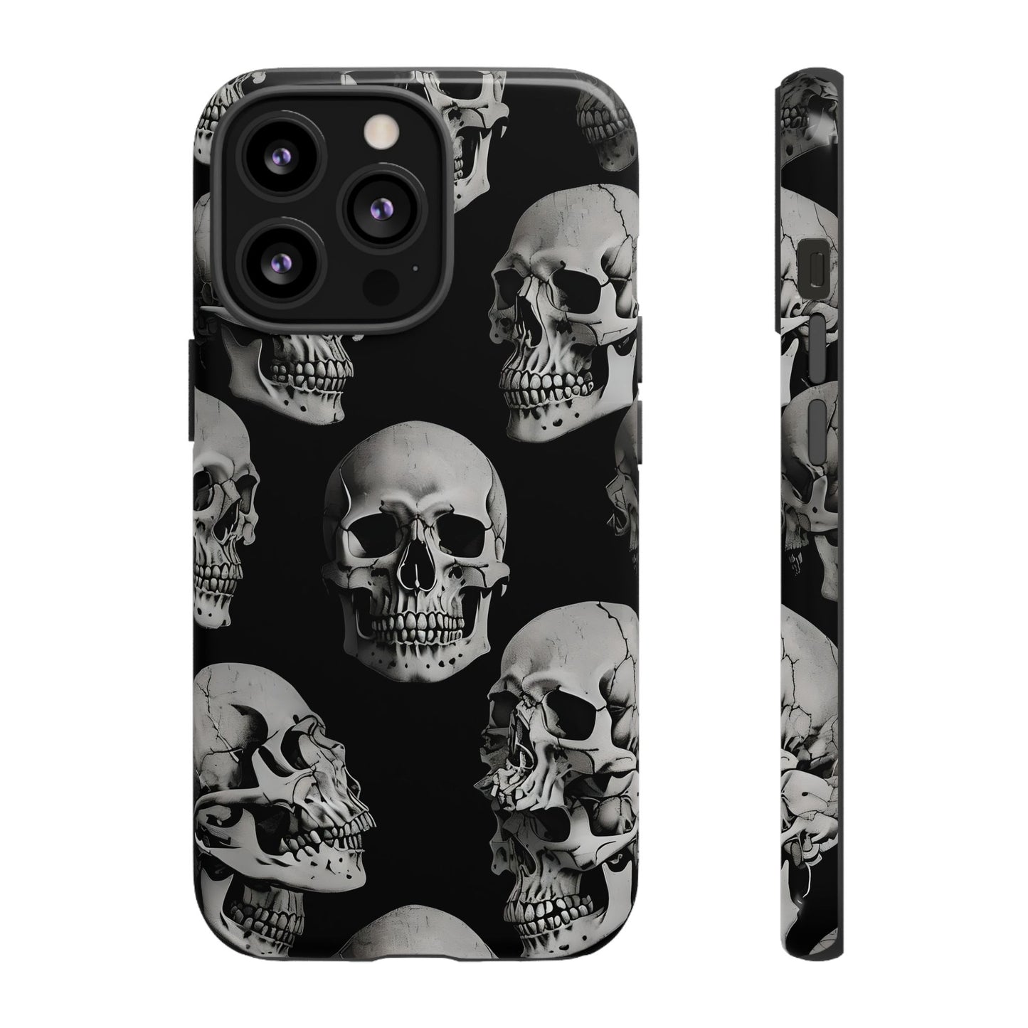 Skull Print Phone Case - Tough Cases for Bold Style