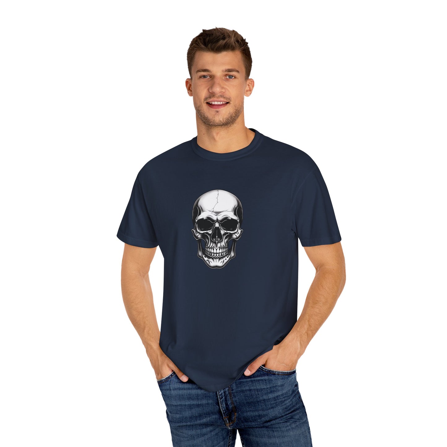 Skull Graphic Unisex T-Shirt - Edgy Fashion Statement
