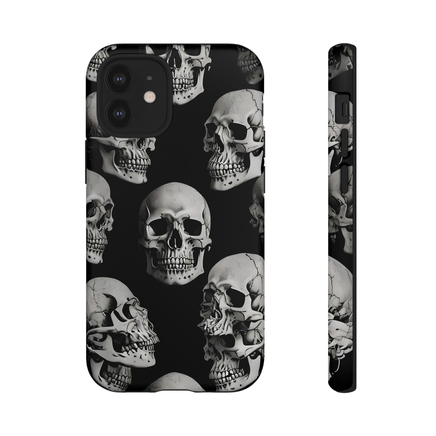 Skull Print Phone Case - Tough Cases for Bold Style