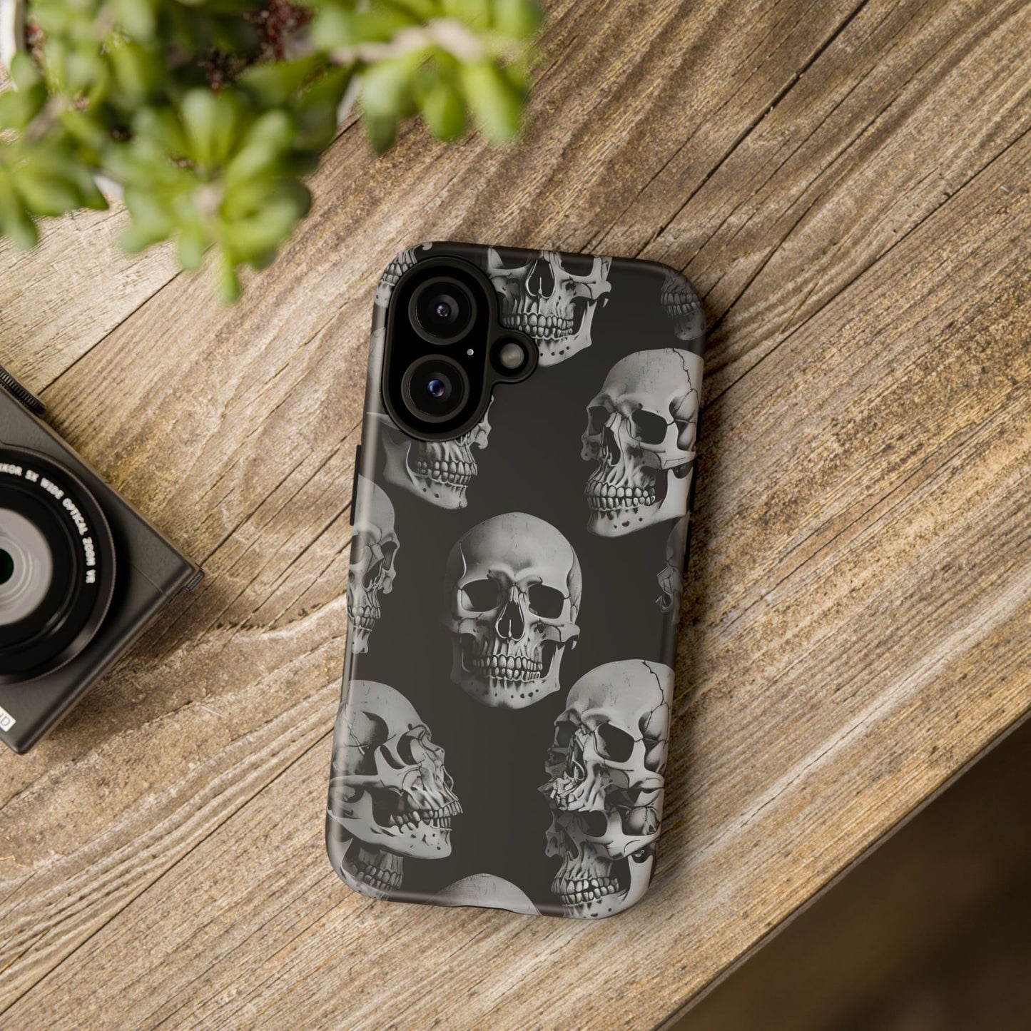 Skull Print Phone Case - Tough Cases for Bold Style