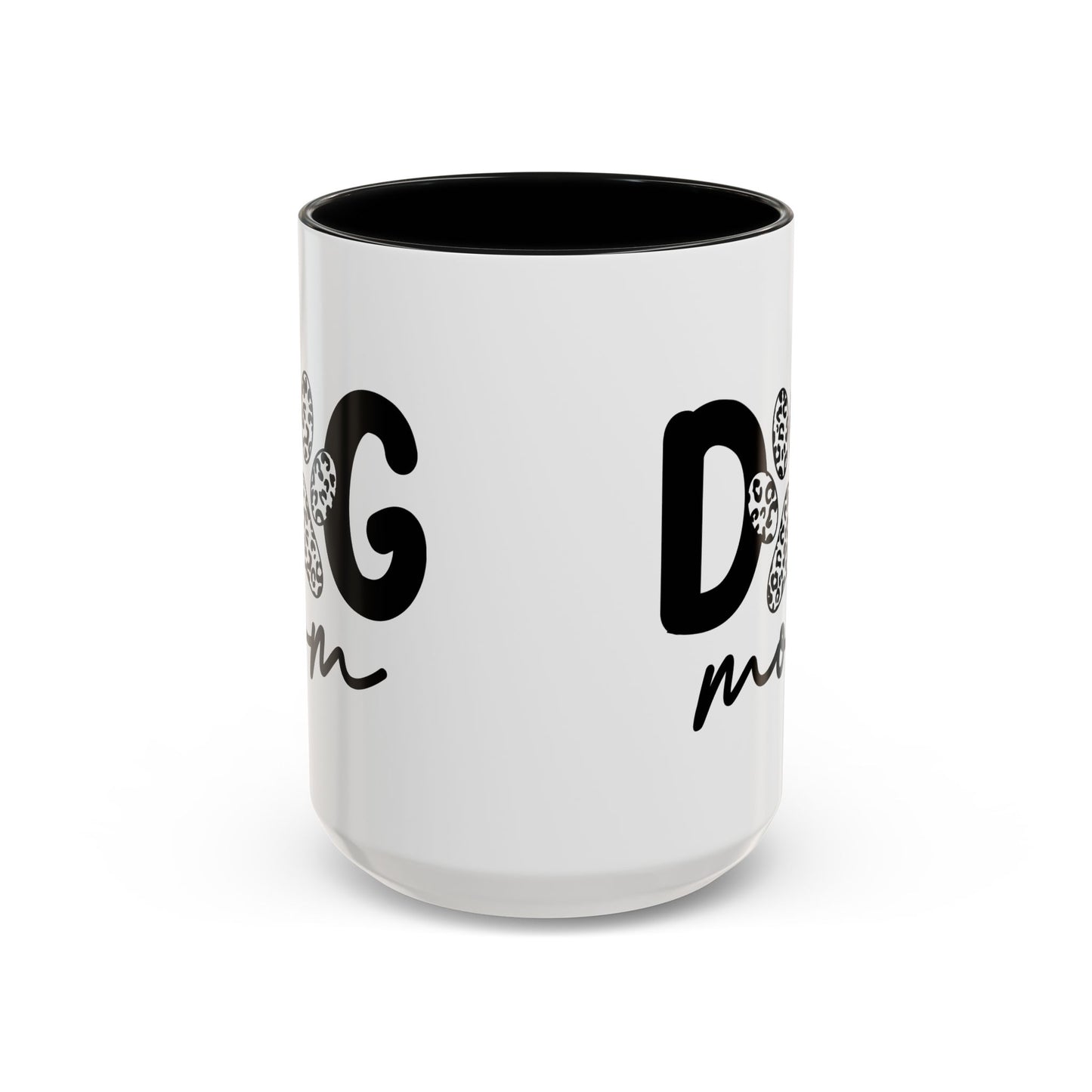 Dog Mom Accent 15oz Coffee Mug - Perfect Gift for Pet Lovers