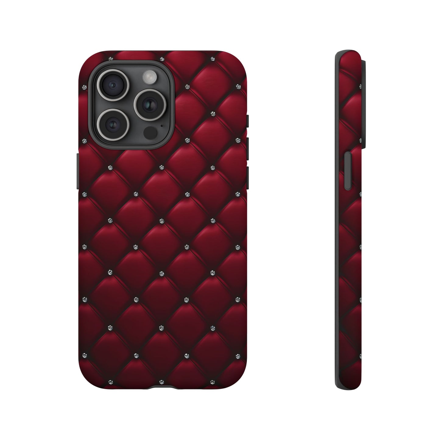 Luxurious Red Leather Phone Case – Stylish Protection for Your Device
