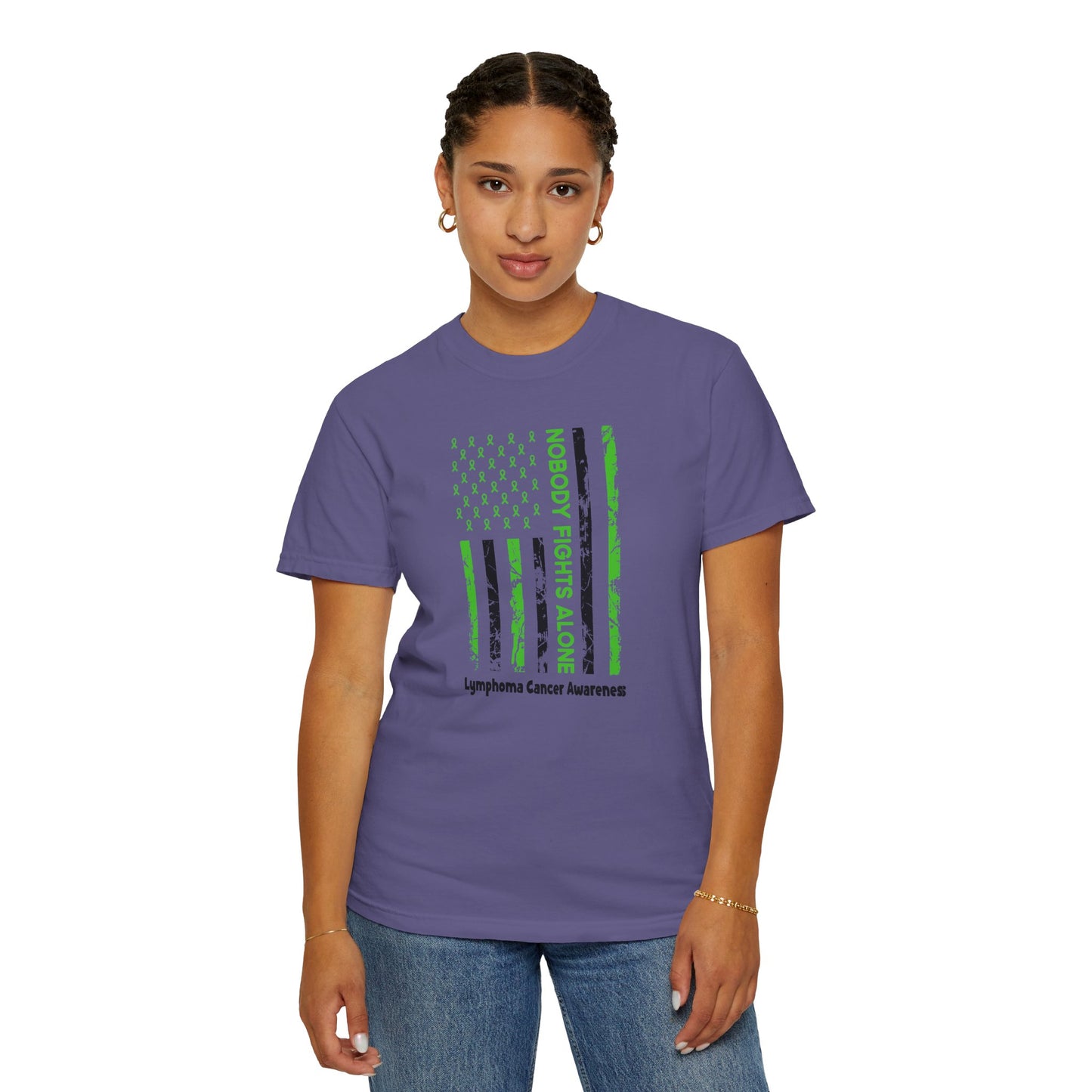 Lymphoma Awareness T-Shirt, Unisex Tee, Cancer Support Shirt, Fight Together Apparel, Inspirational Gift, Everyday Casual Wear
