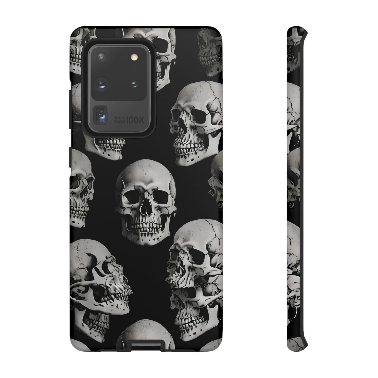 Skull Print Phone Case - Tough Cases for Bold Style