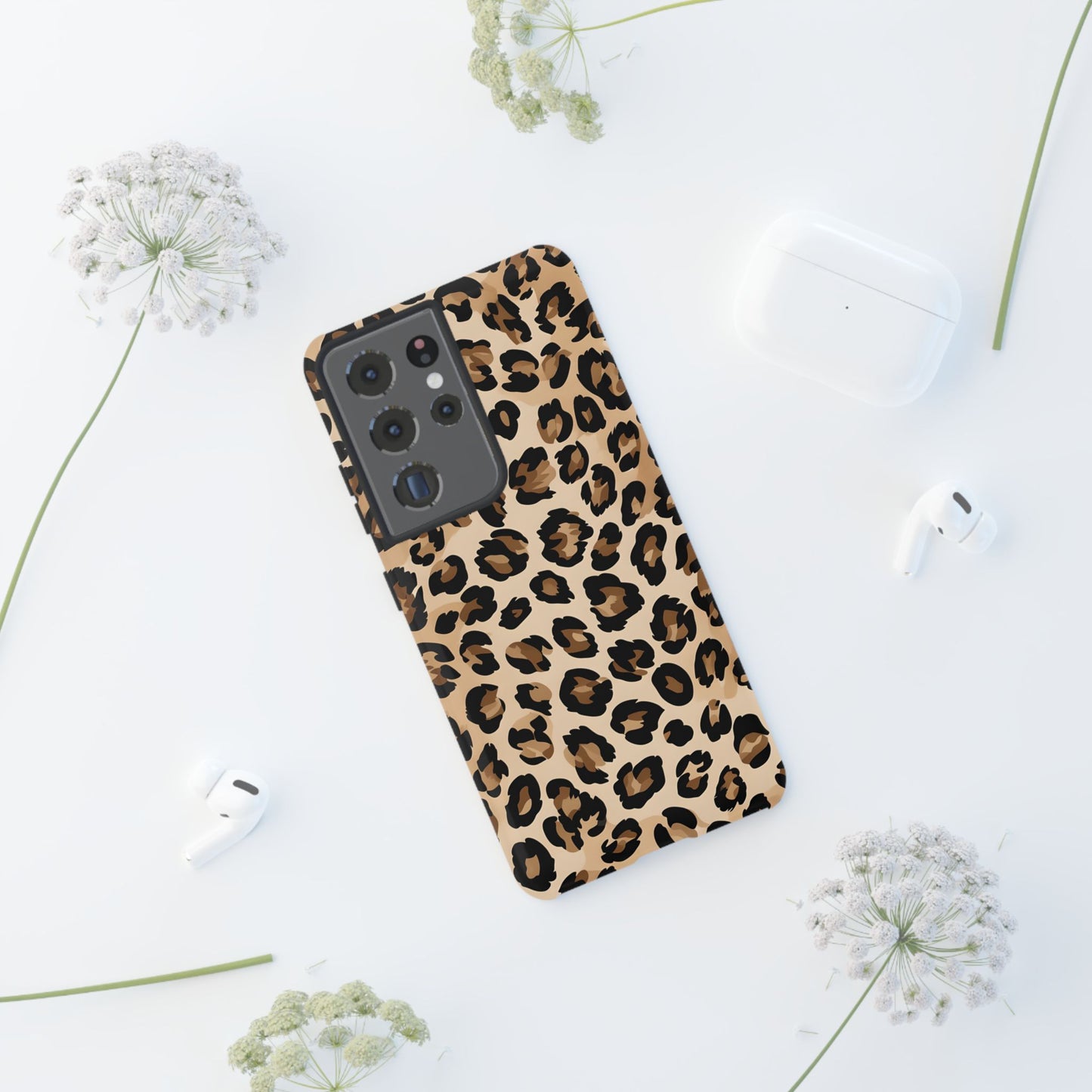 Wild Leopard Print Phone Case - Tough Protection for Animal Lovers