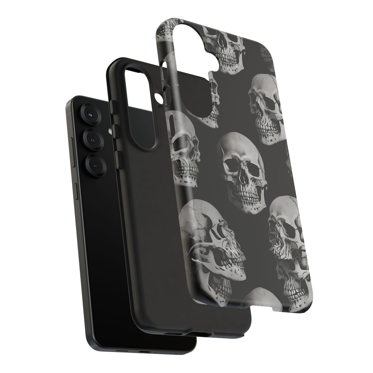 Skull Print Phone Case - Tough Cases for Bold Style