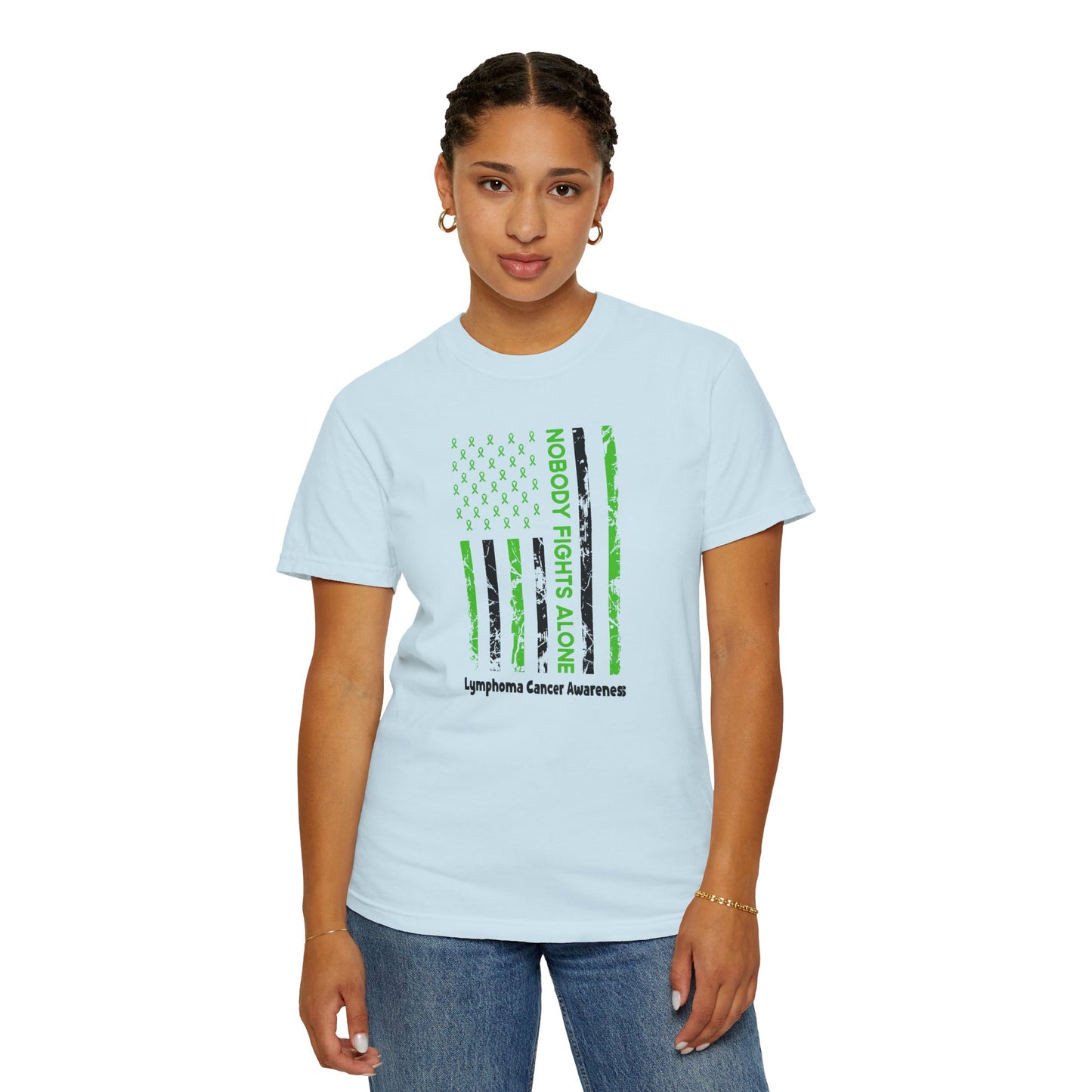 Lymphoma Awareness T-Shirt, Unisex Tee, Cancer Support Shirt, Fight Together Apparel, Inspirational Gift, Everyday Casual Wear
