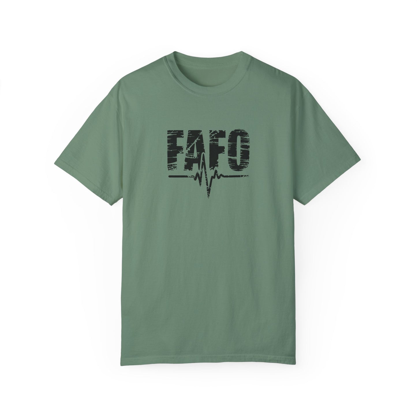 Unisex Garment-Dyed T-Shirt – "FAFO" Graphic Tee for Casual Vibes
