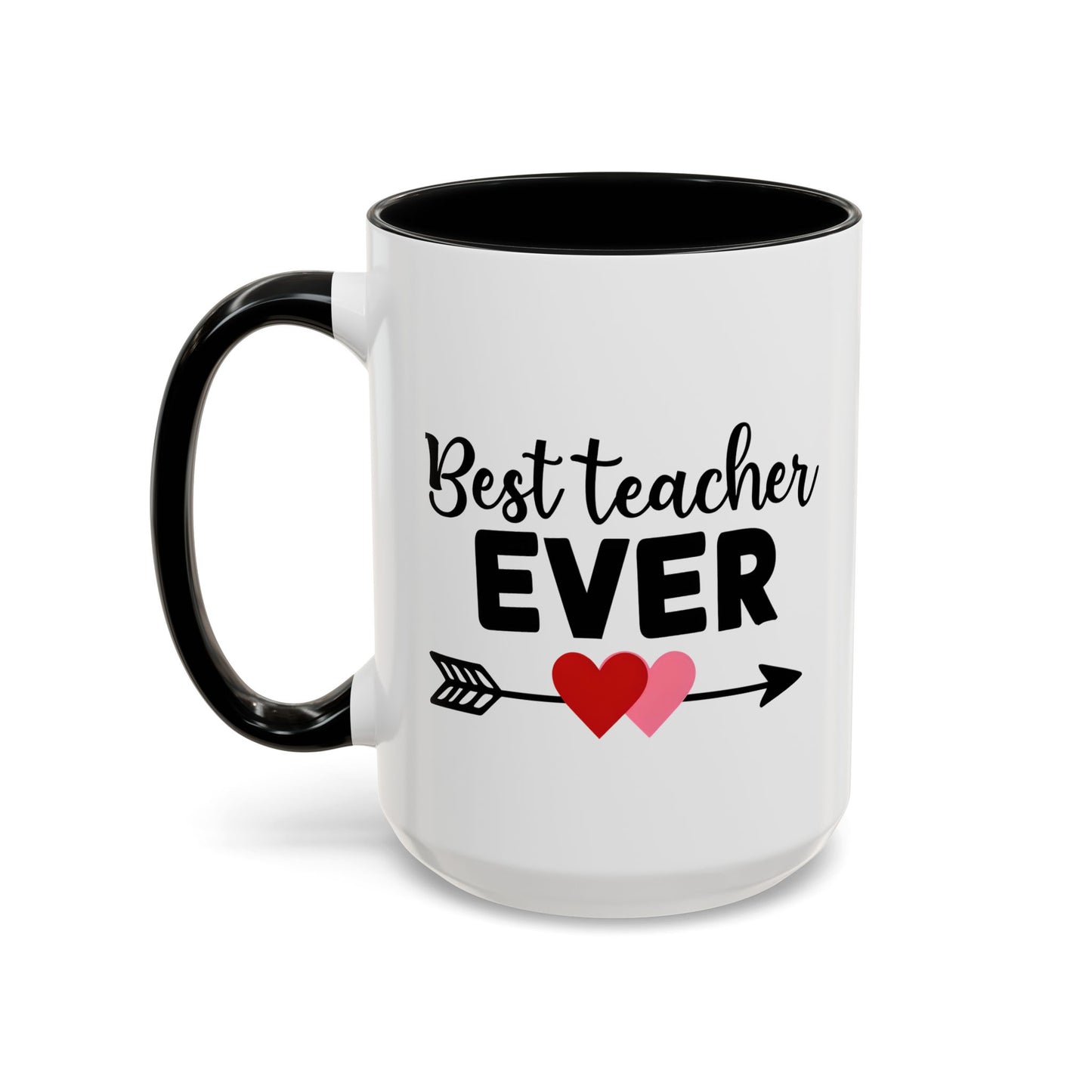 Best Teacher Ever Accent Coffee Mug - 15oz