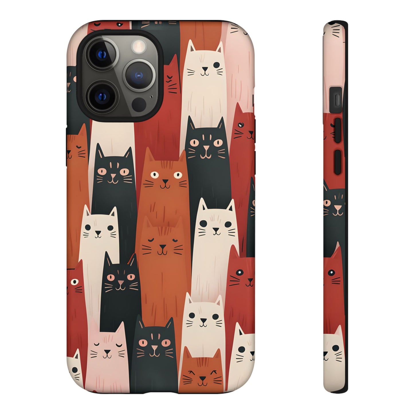 Playful Cat Phone Case - Tough & Stylish Purrfect for Cat Lovers