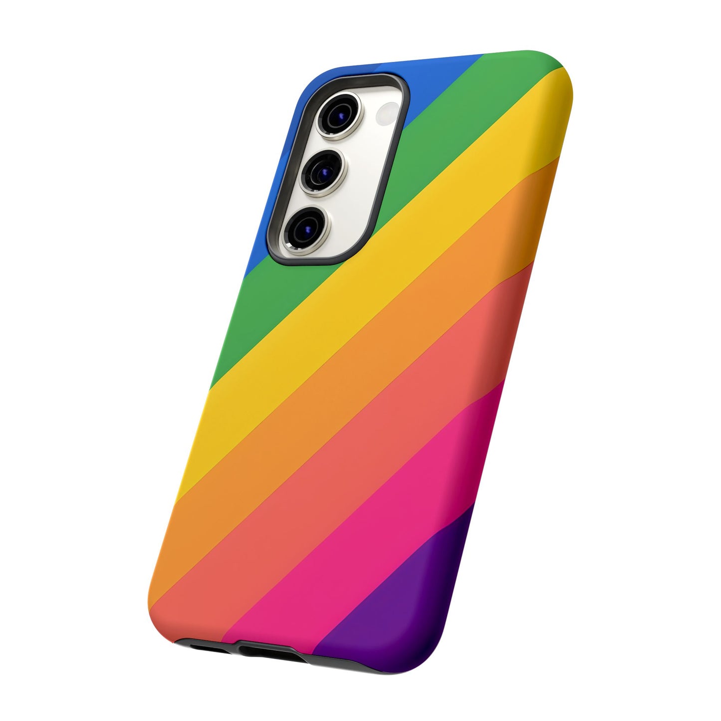 Vibrant Rainbow Phone Case - Tough & Stylish