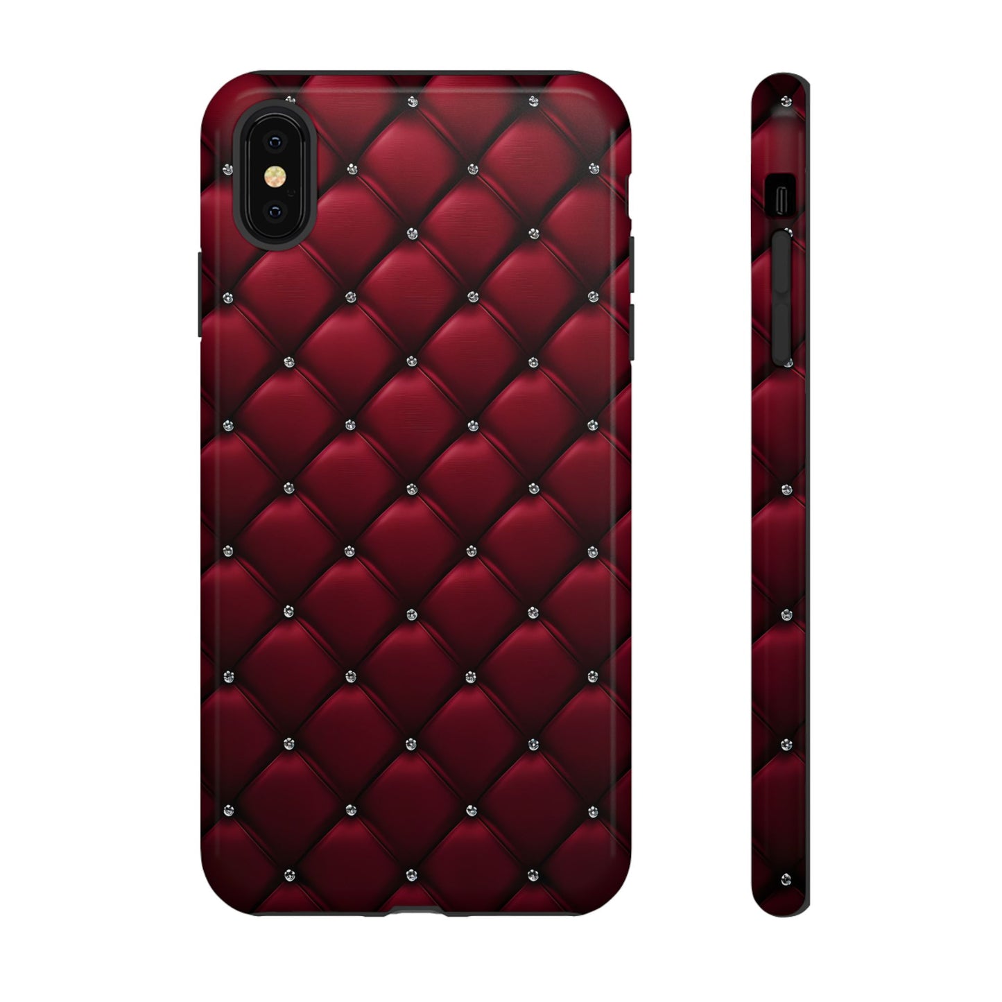 Luxurious Red Leather Phone Case – Stylish Protection for Your Device