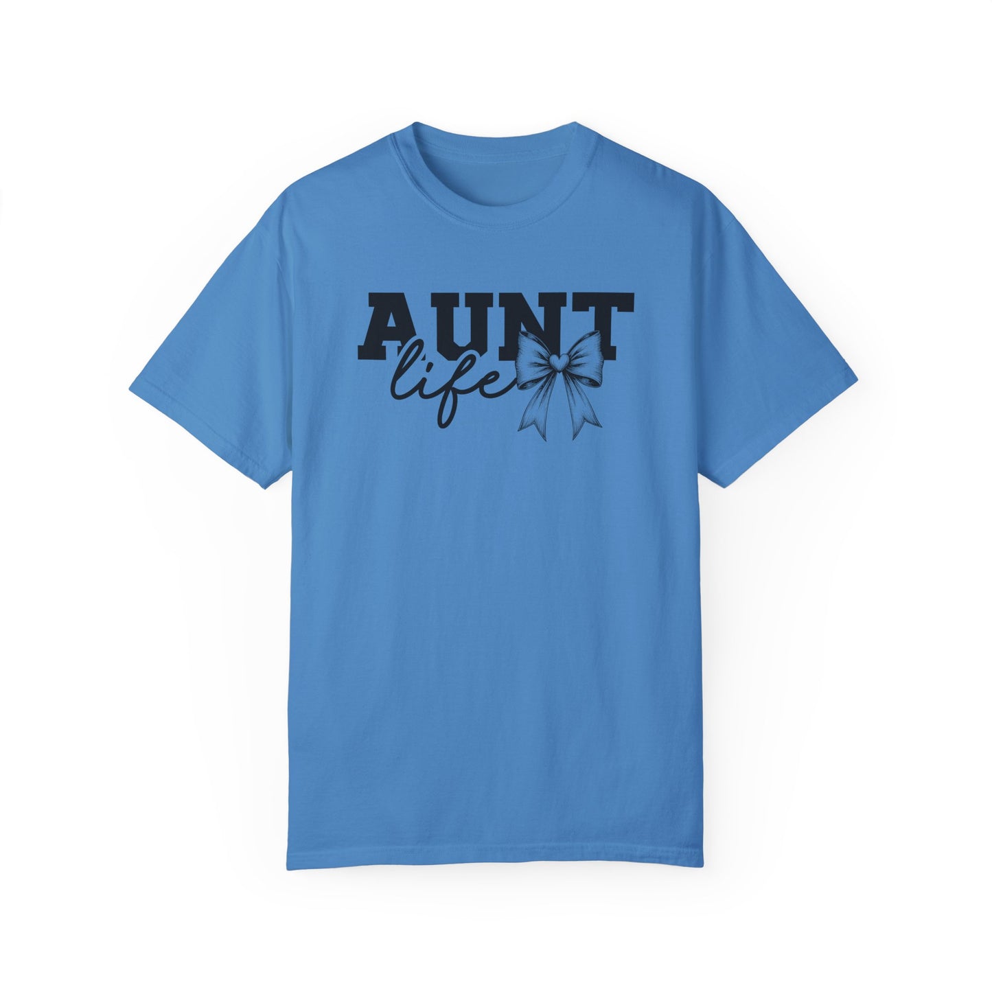 AUNT Life Garment-Dyed T-Shirt - Perfect Gift for Aunts