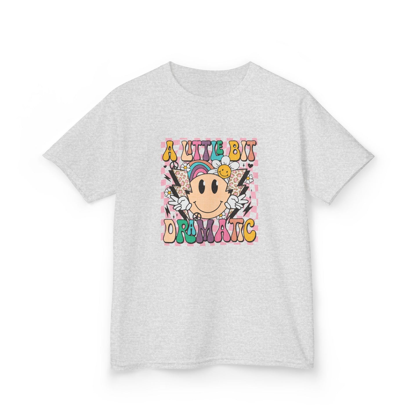 Kids 'A Little Bit Dramatic' Tee - Fun Cotton T-Shirt for Playful Kids