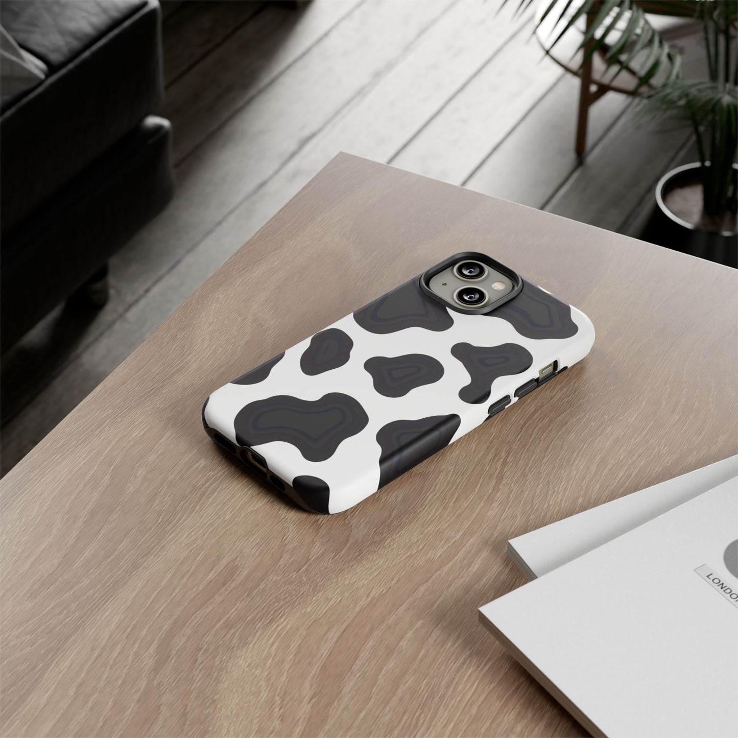 Cow Print Phone Case - Tough Cases for Trendy Protection