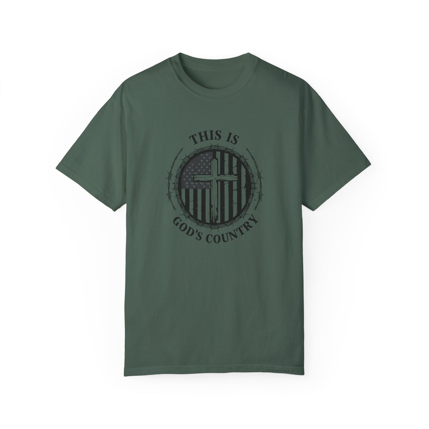 Unisex God’s Country Graphic T-Shirt - Patriotic Design